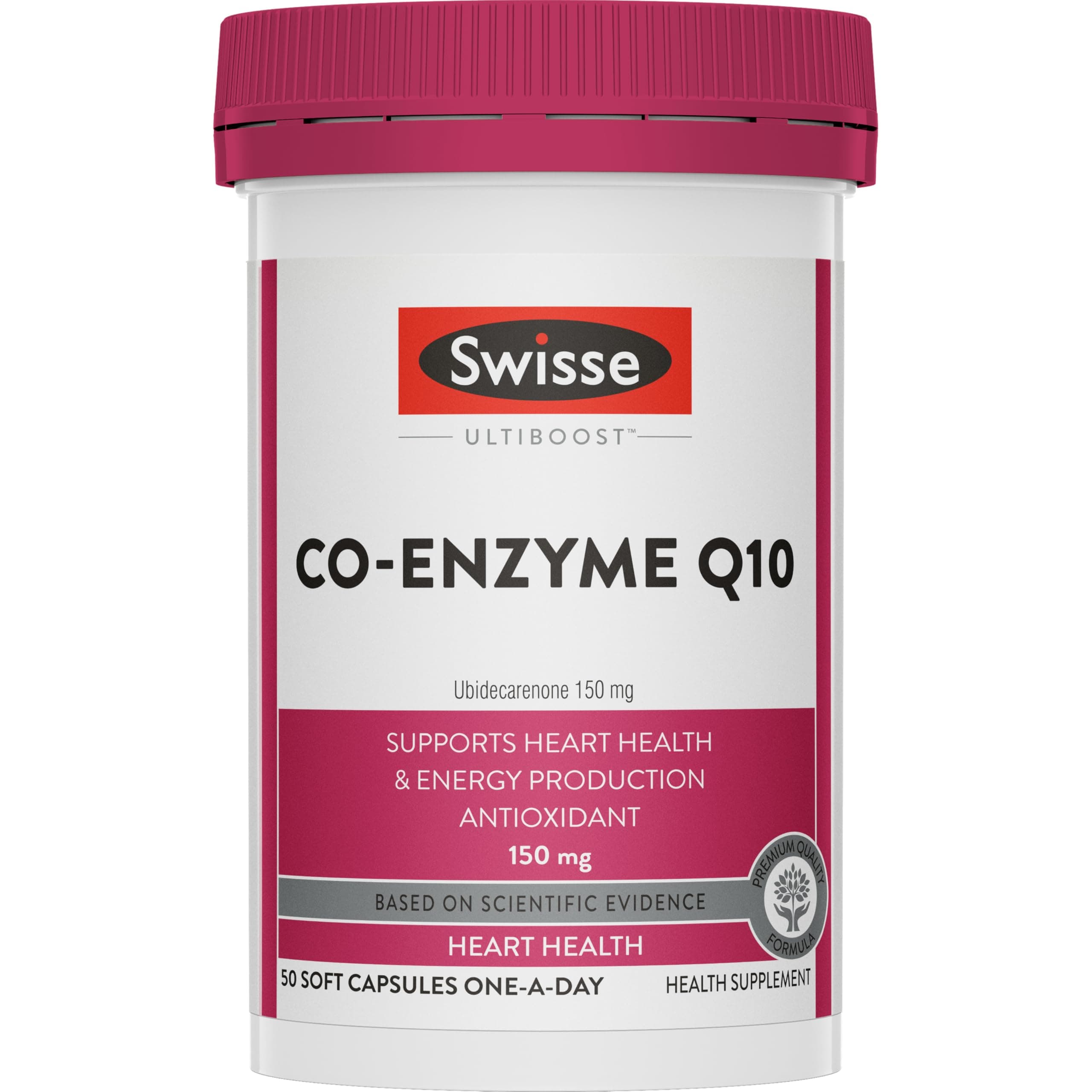 Ultiboost Co Enzyme Q-10 Supplement for Heart & Energy Metabolism - 50 Tablets