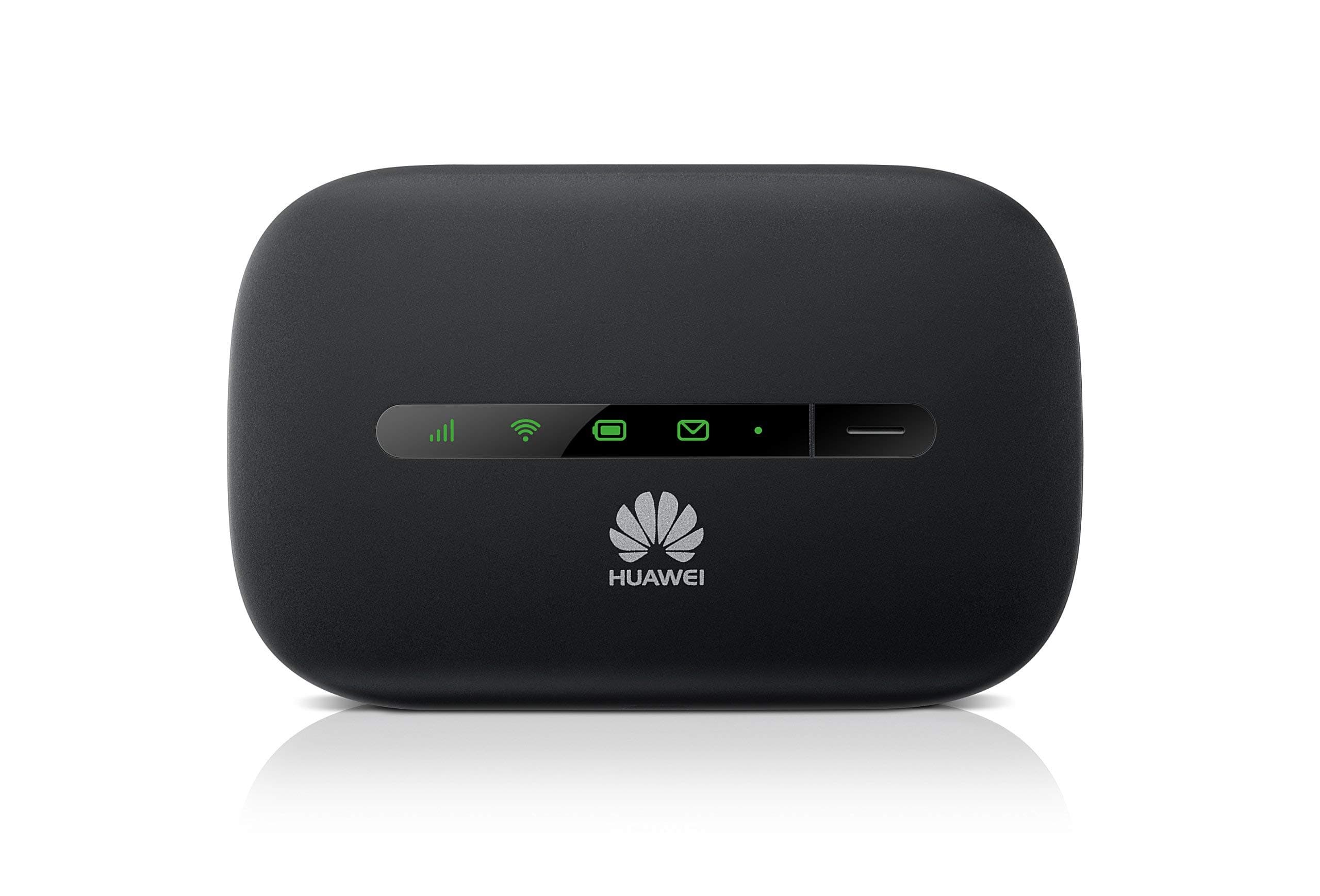 Huawei E5330- 3G,Gaming/ Travel Mobile Wi-Fi, Unlocked to all Networks with No Configuration Required- Genuine UK Warranty stock - (non network logo) Black (Refurbished)