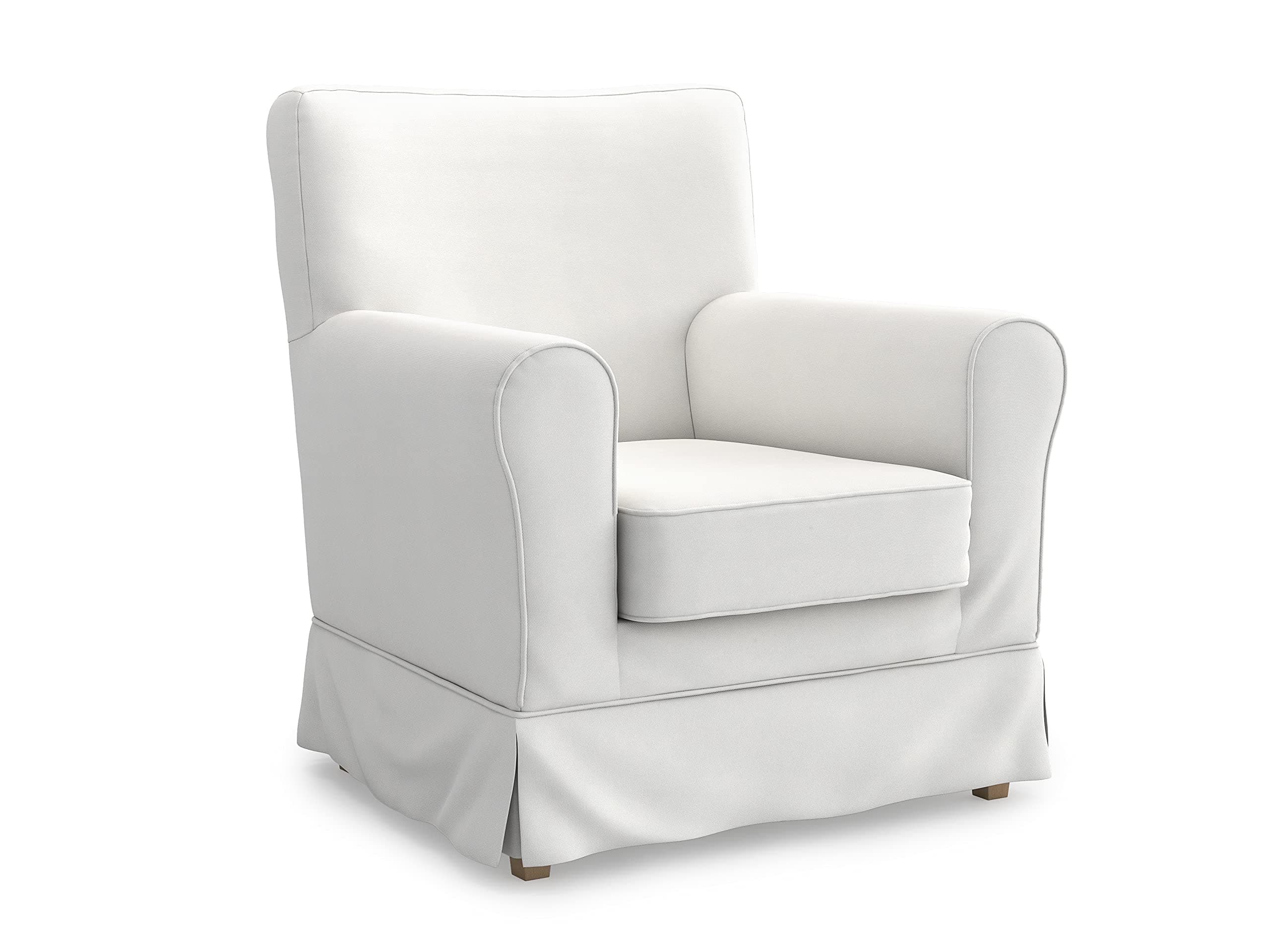 Ektorp Jennylund Armchair Cover for The IKEA Ektorp Jennylund Chair Slipcover Replacement (Cool White)