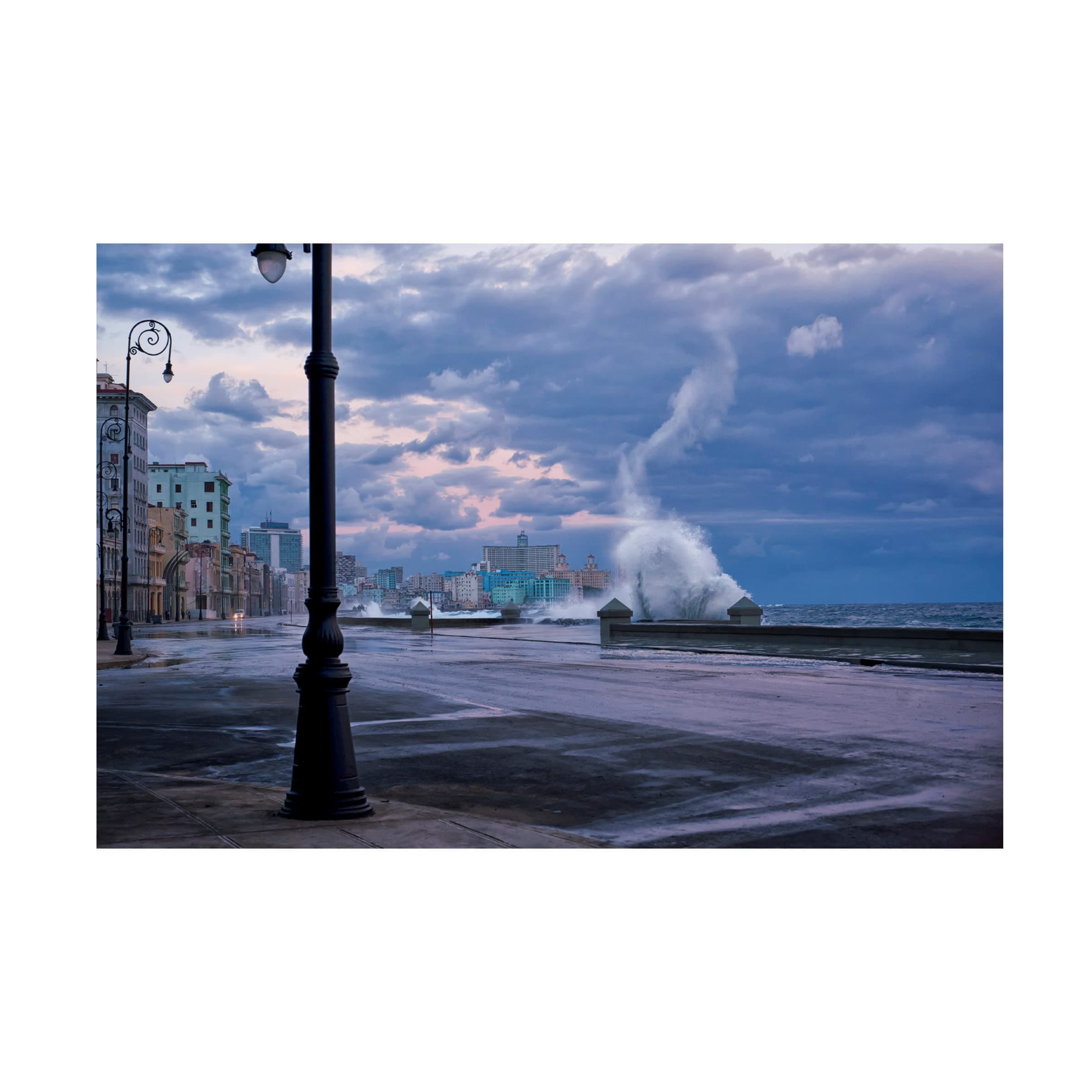 Trademark Fine Art 'Stormy Malecon' Canvas Art by Mike Kreiten