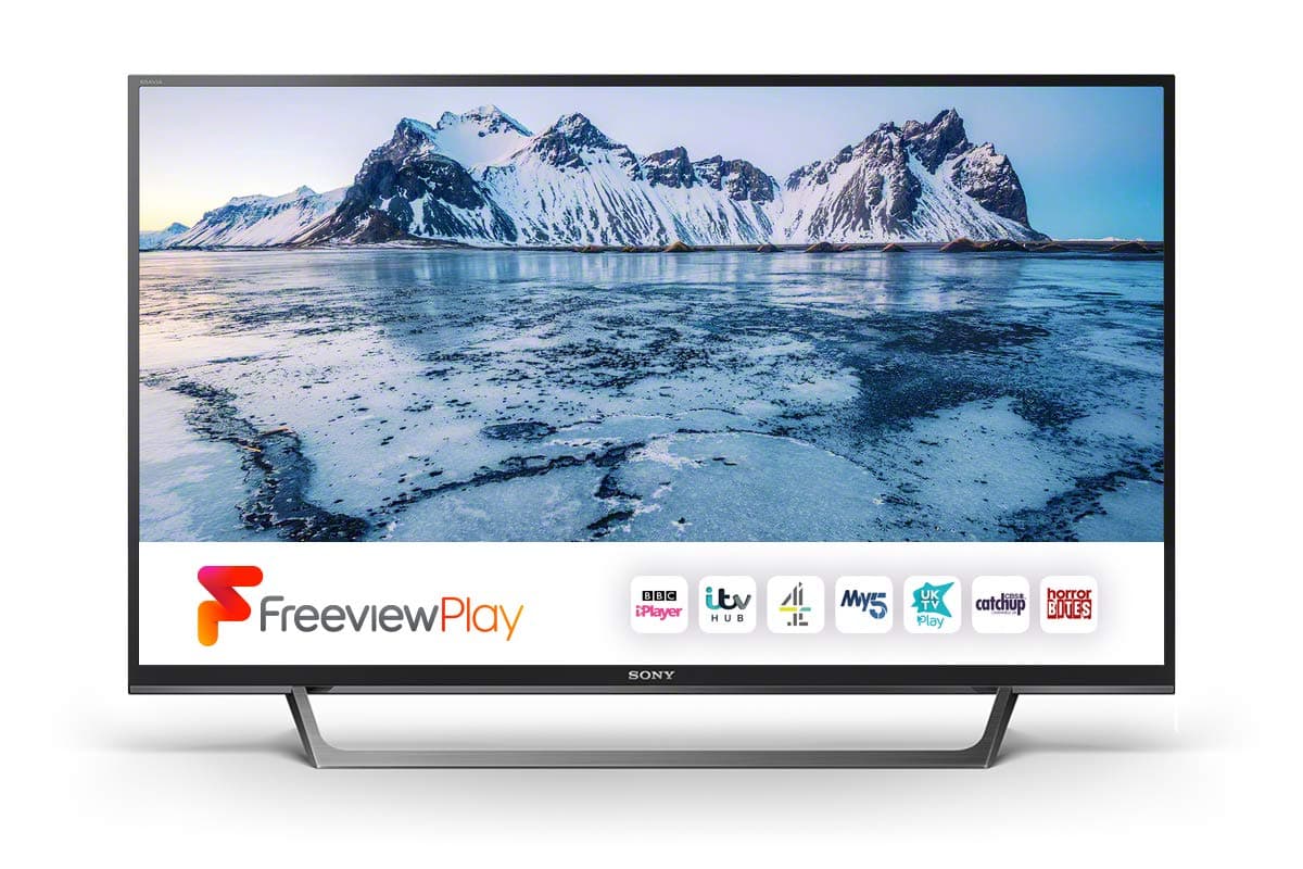 Sony Bravia KDL32WE613 (32-Inch) 1080p HD Ready HDR Smart TV (X-Reality PRO, Slim and streamlined design) - Black, 2017