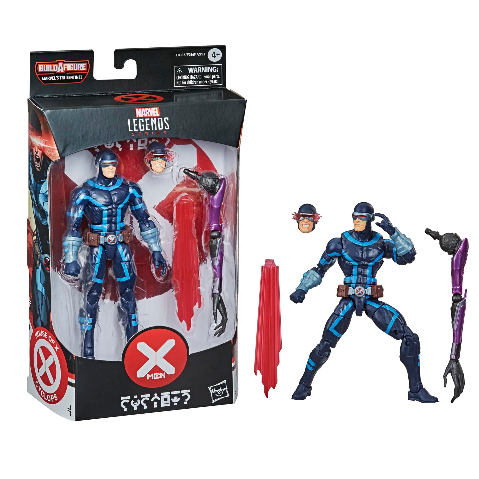 Hasbro Marvel Legends X-Men Series 6-inch Collectible Cyclops Action Figure Toy, Premium Detail and 2 Accessories, Ages 4 and Up