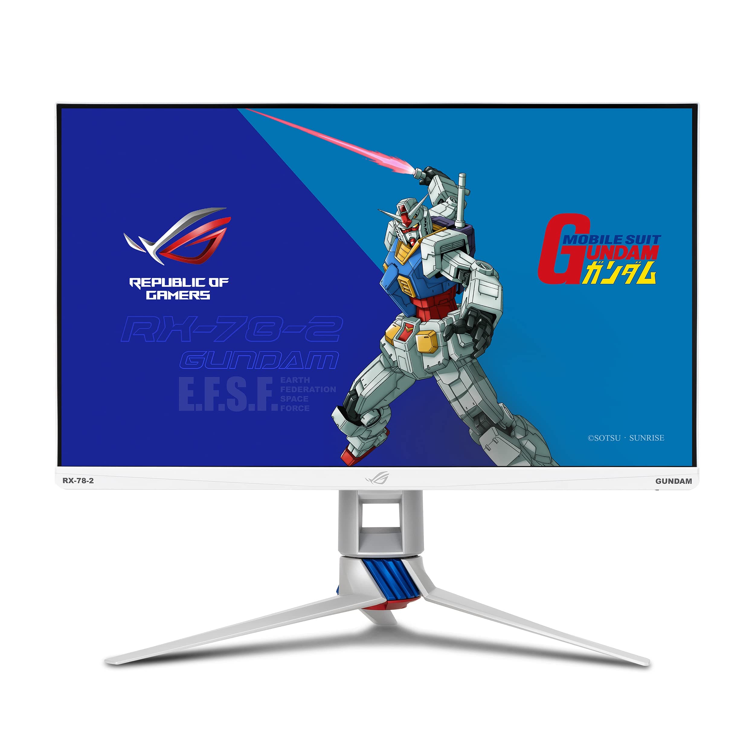ASUS ROG Strix 27” 1440P HDR Gaming Monitor (XG279Q-G) GUNDAM EDITION - QHD (2560 x 1440), Fast IPS, 170Hz, 1ms, G-SYNC Compatible, Extreme Low Motion Blur Sync, Eye Care, DisplayPort, Dual HDMI, USB