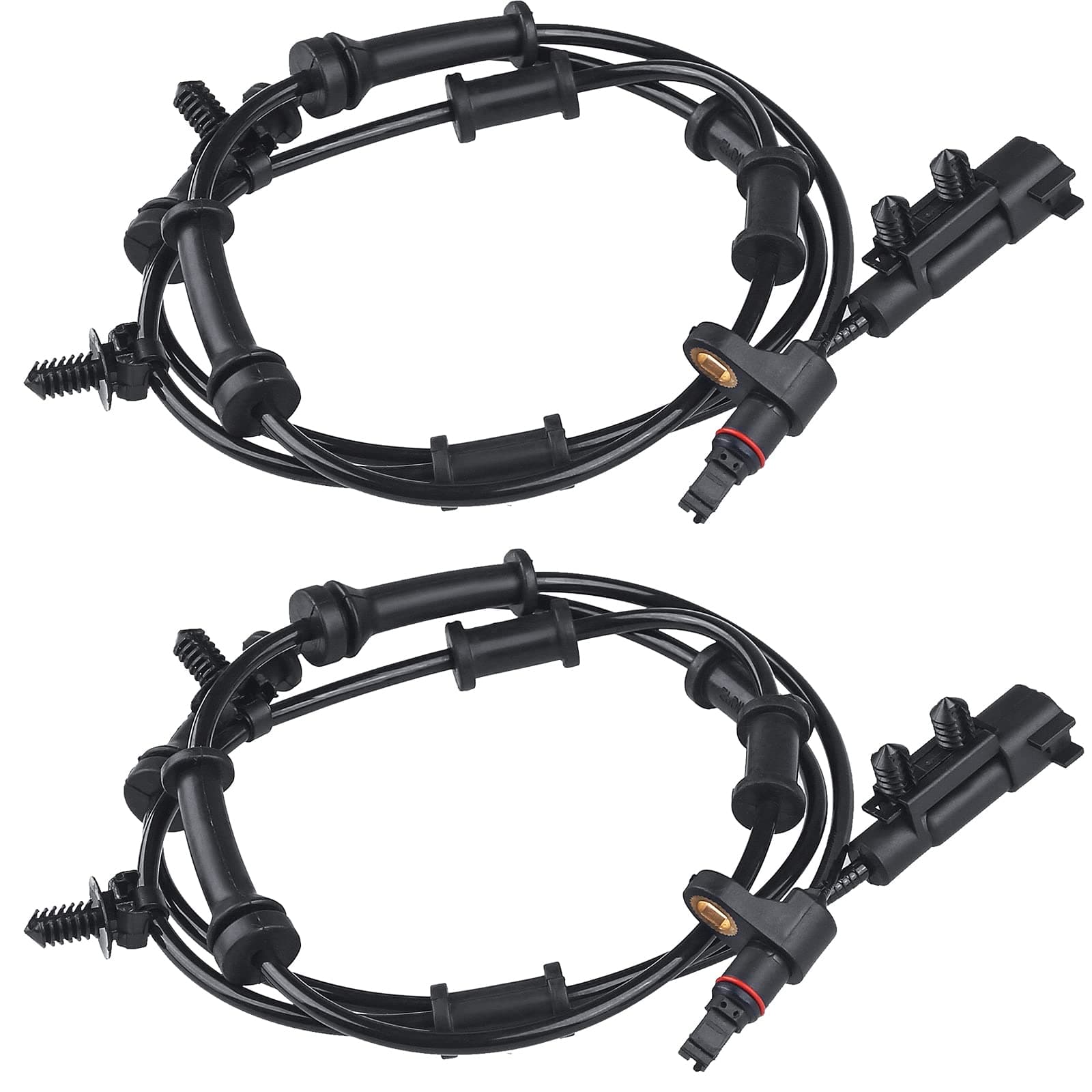 ABS Wheel Speed Sensor 2 PCS Front Left & Right Replace OE # 68003281AC 68003281AA Fit for Jeep Wrangler 3.6L 3.8L 2007-2017