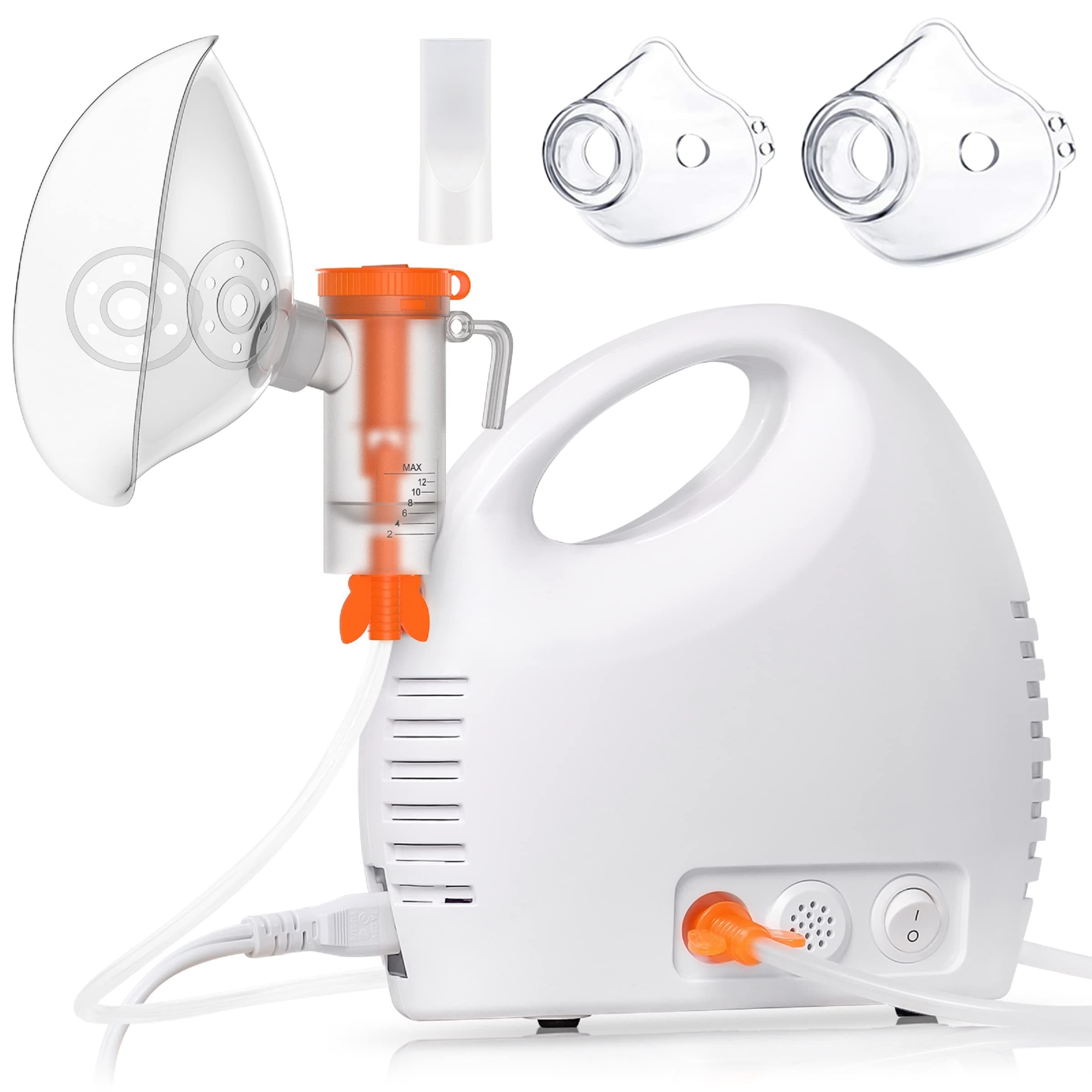 Nebulizer Machine for Adults and Kids, Jet Nebulizer Machine - Portable Nebulizer with Mouthpiece, Masks, Tubing Mist for Travel and Home Use