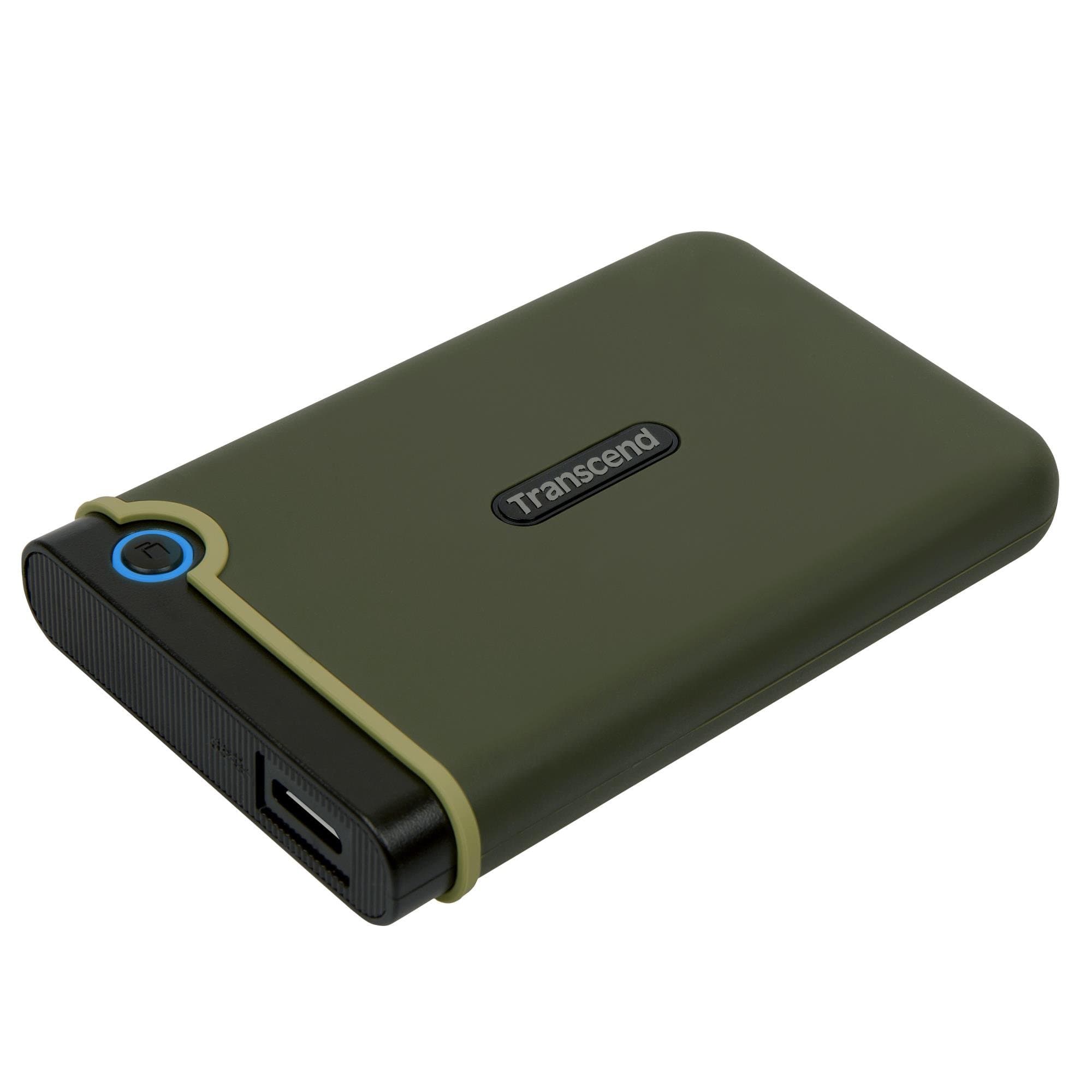 Transcend 1TB 2.5" USB 3.0 Military-Grade Shock Resistance Portable Hard Drive - Green