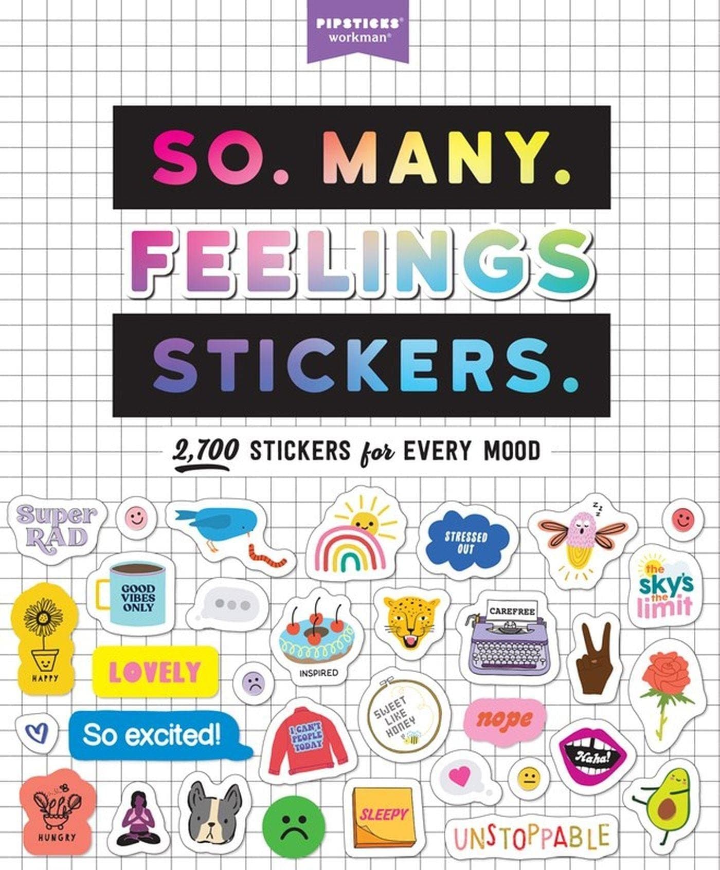 So. Many. Feelings Stickers.: 2,700 Stickers for Every Mood (So. Many. Stickers.)