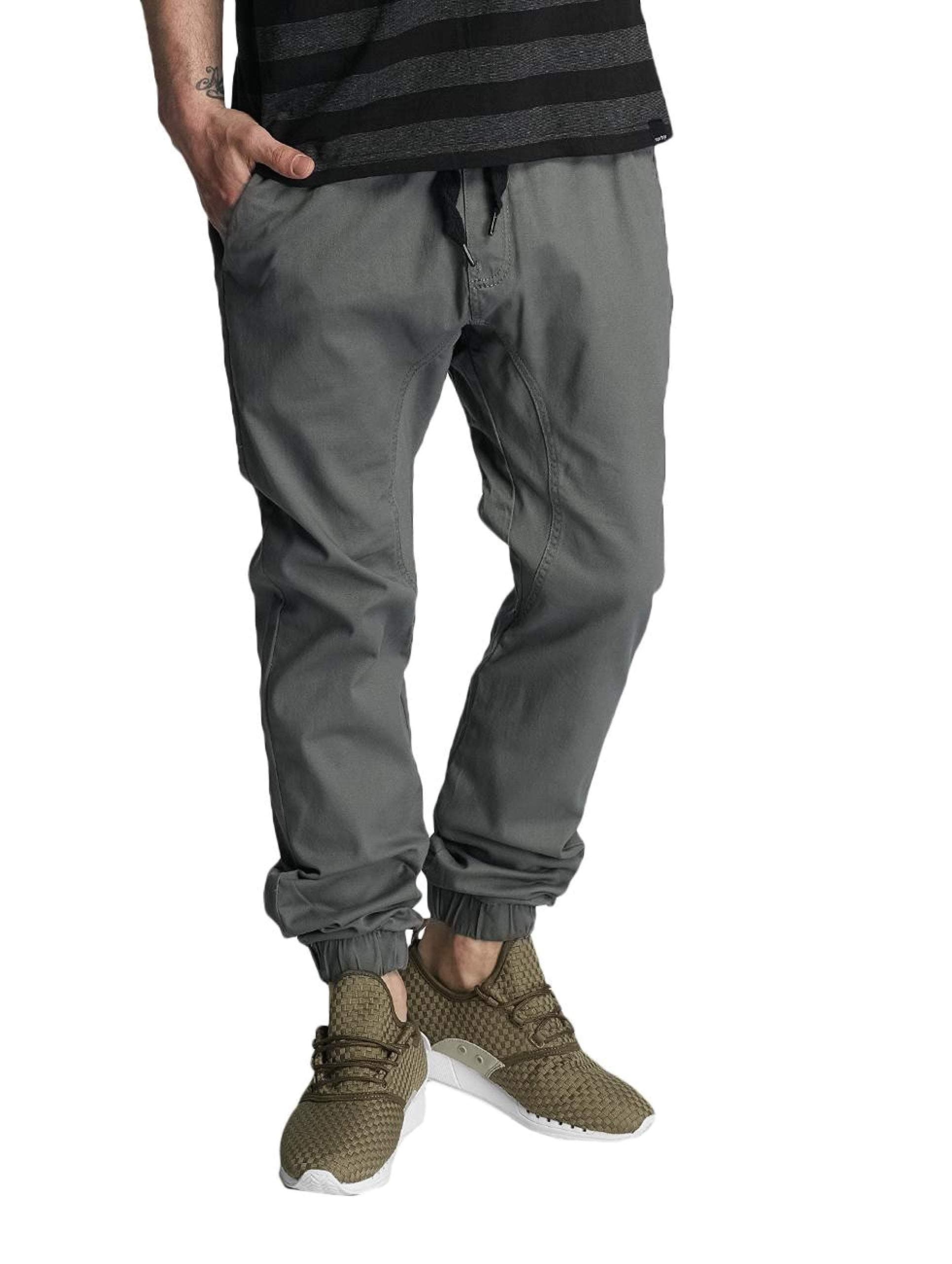 Men's Basic Stretch Twill Jogger Pants-Reg and Big & Tall Sizes