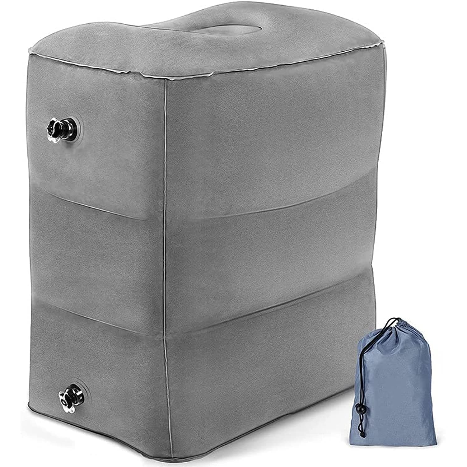 THMINS Inflatable Foot Rest Pillow for Travel,Travel Accessories, Adults Airplane Travel Pillow