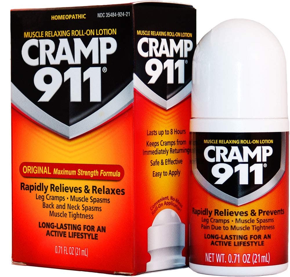 Cramp 911 Muscle Relaxing Roll-on Lotion, 0.71 oz (21 ml), Pack of 3