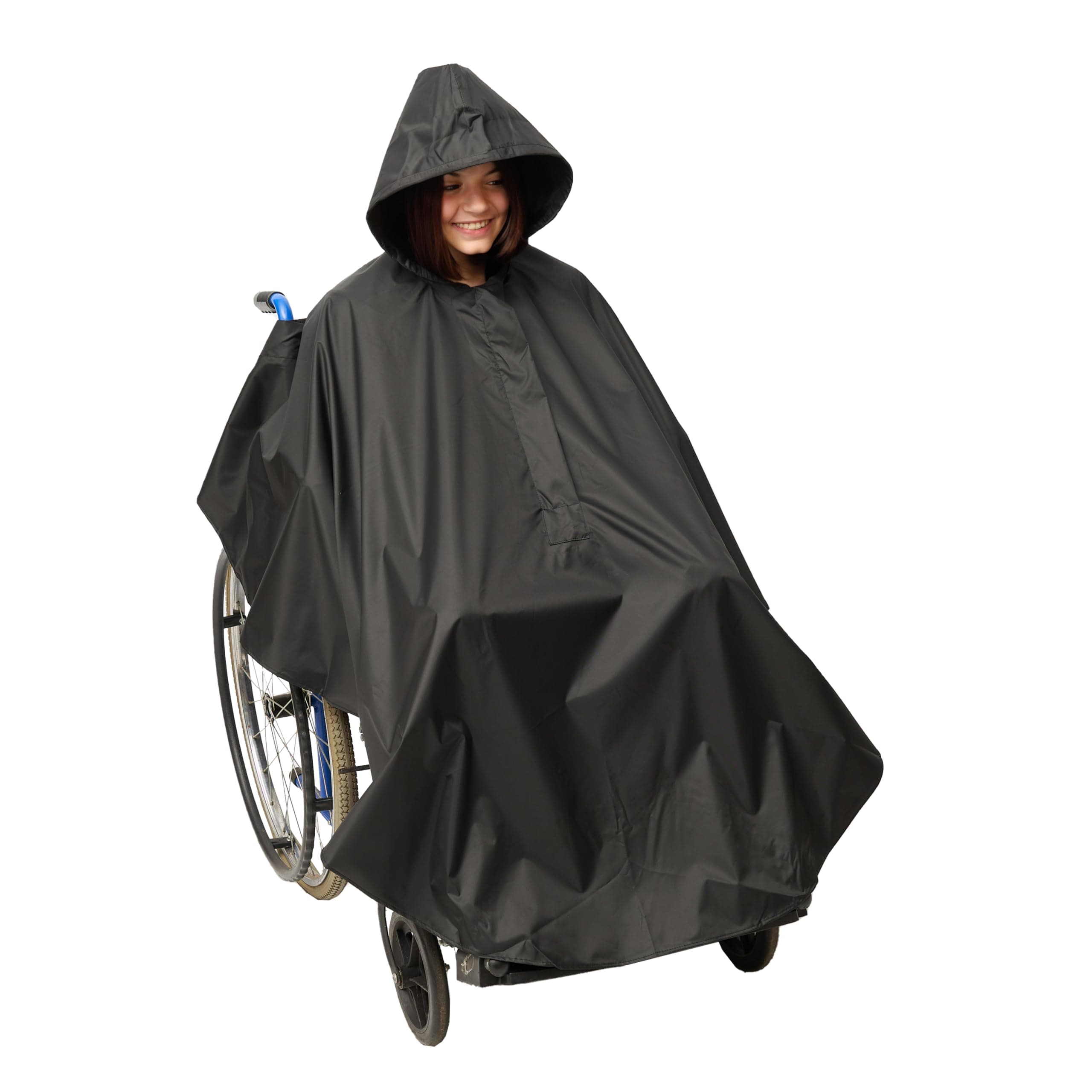 Universal Waterproof & Windproof Full Body Wheelchair Poncho Cover