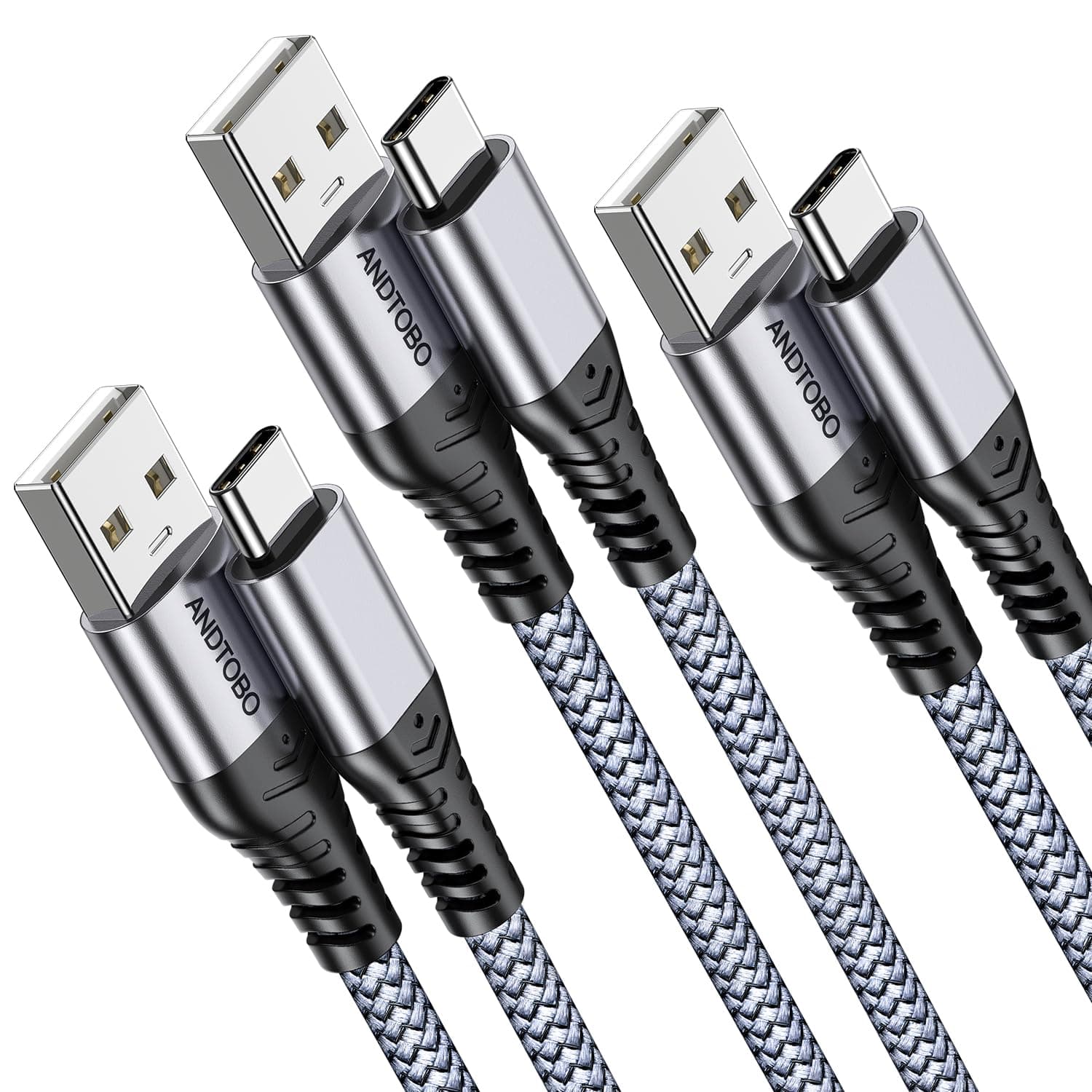 [3 Pack,1M] iPhone 17/16/15 USB C 3.1A Fast Charging Cable, USB A to USB C Fast Charger Cable, Type C Charger Cable for IPhone 17 Air Pro Max, iPhone 16 15 Pro Max Plus,Samsung S22 S23 Ultra, Xiaomi
