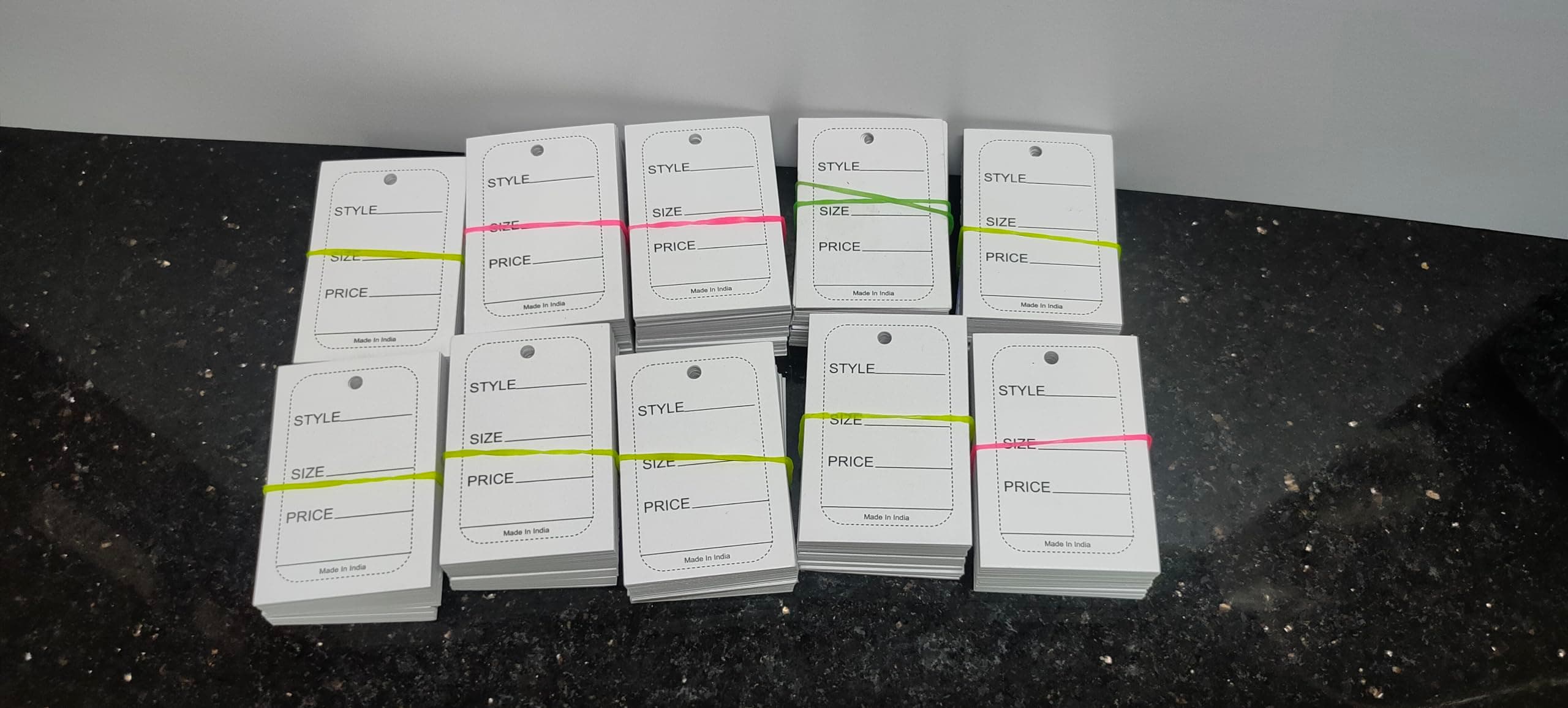 - Sampurn Innovation Paper Price Tag 3.2X5 Cm 1000 Labels Pcs With String