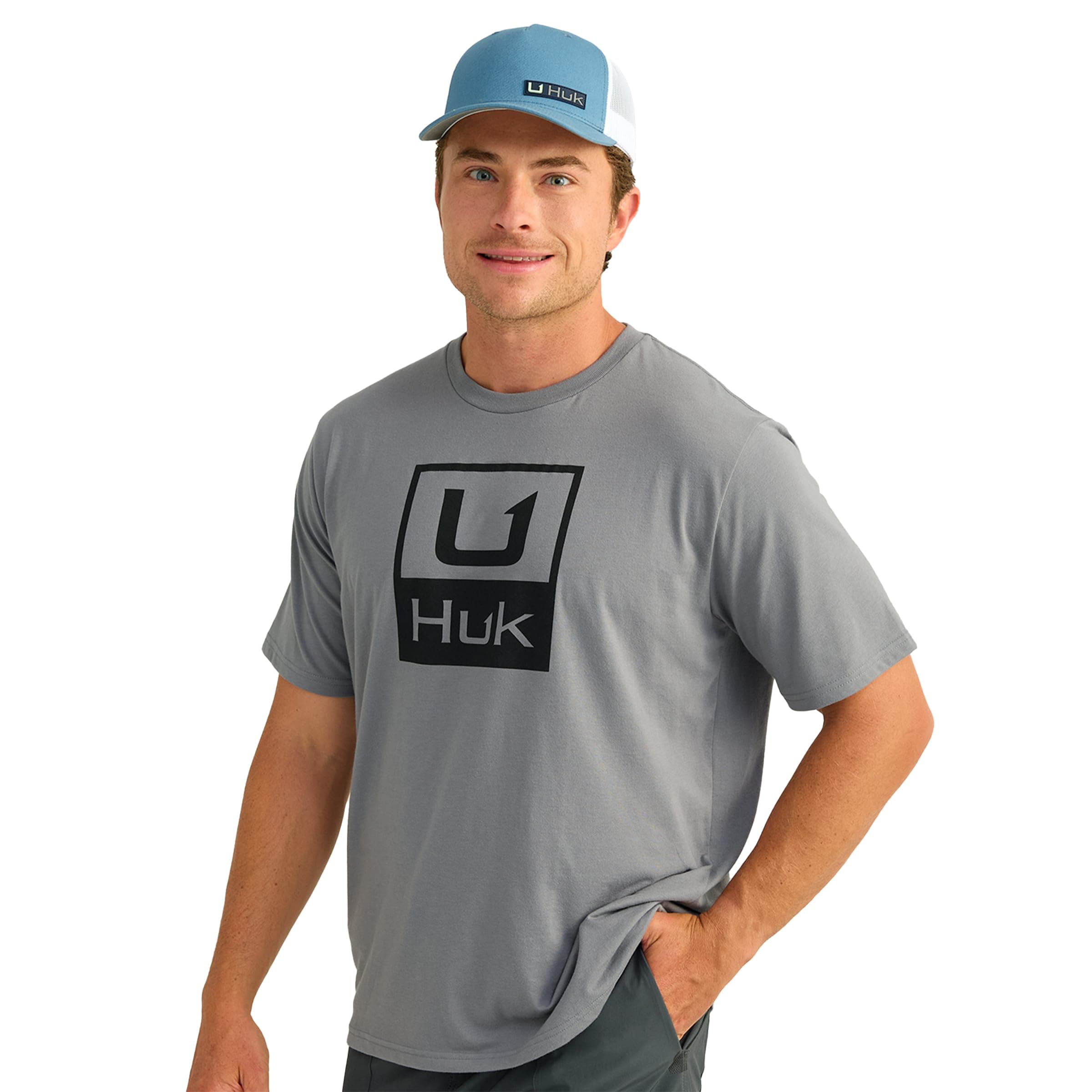 mens Short Sleeve Performance Tee, Fishing T-shirt for Men Shirt