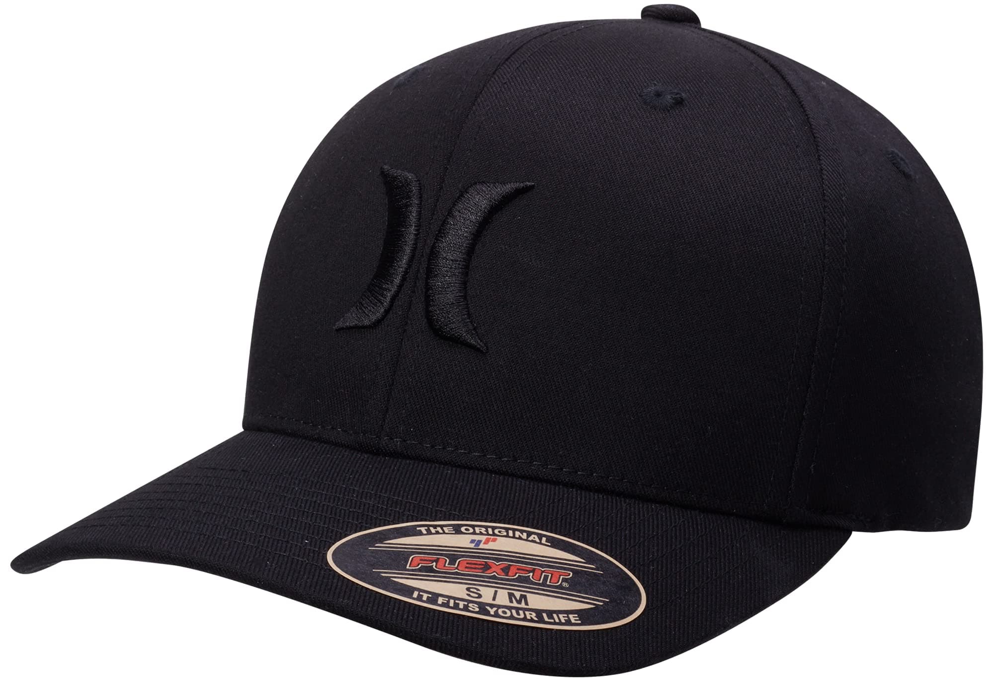 Hurley Men's One and Only Black Flexfit Hat