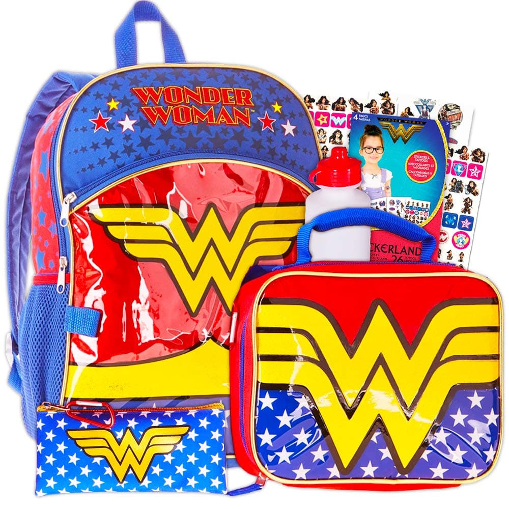 Super Hero Backpack - DC Comics Girls Just Be Awesome 3D Pop-Up 16" 68164