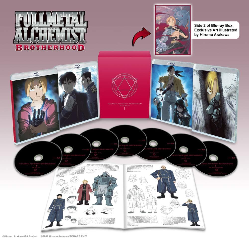 Fullmetal Alchemist Brotherhood Box Set 1 Blu-ray