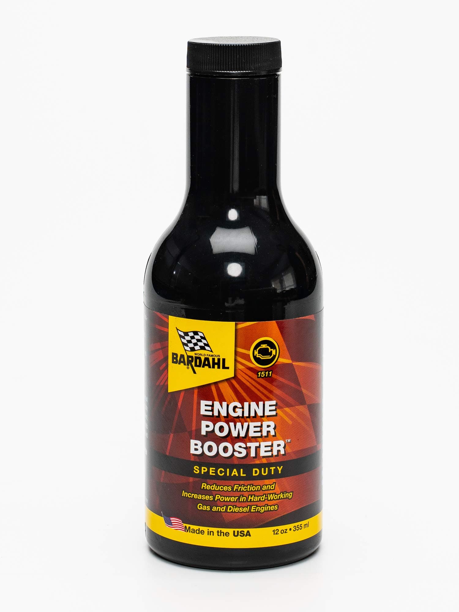 Bardahl 1511 Engine Power Booster - Motor Oil Additive for Engine Power and Efficiency - Car Engine Restore Treatment - Made for High Performance, Heavy Loads, Towing, RVs, Off Roading