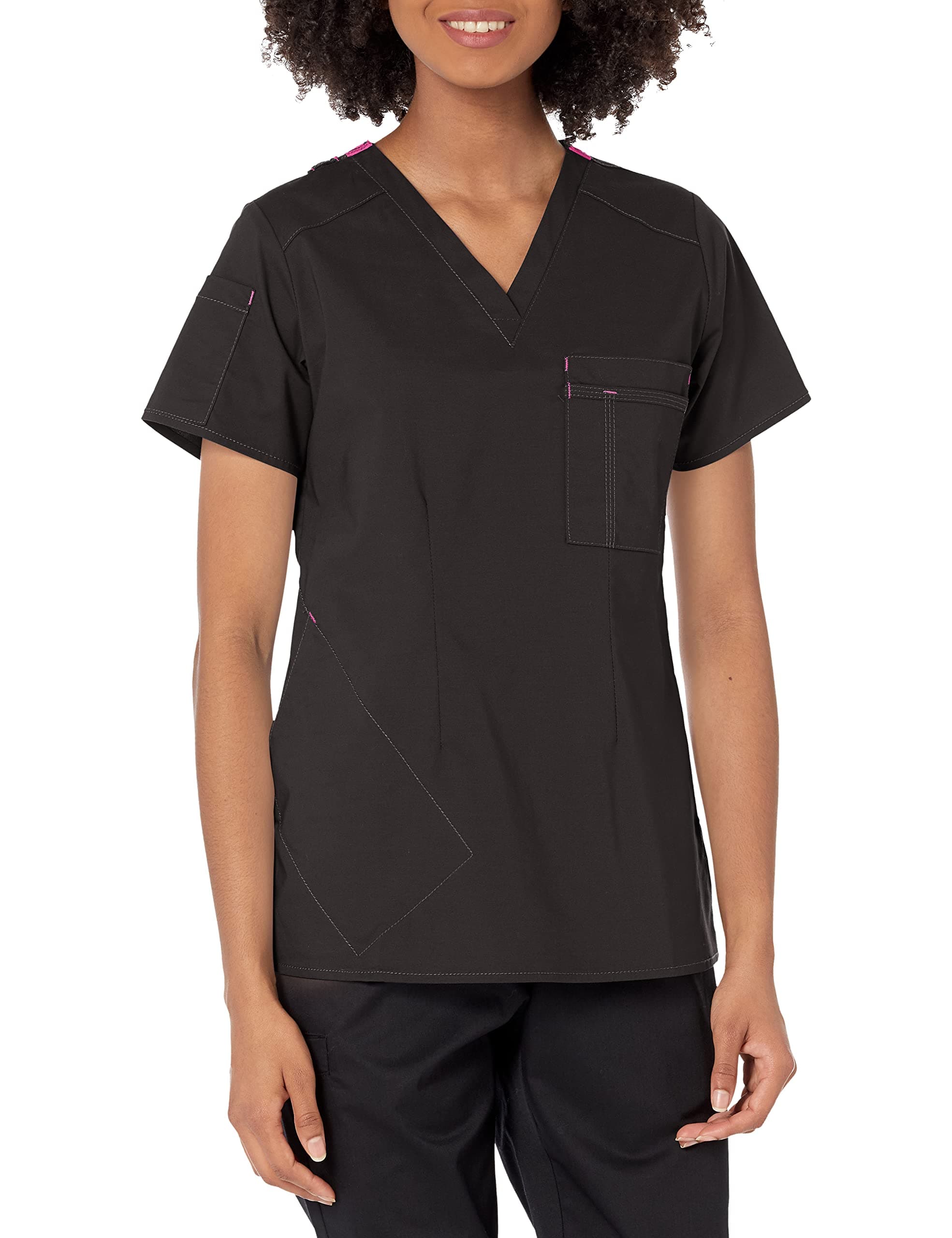 WonderWinkwomens Women's Joy V-nk Tuck-in Scrub Top Women's Joy V-Nk Tuck-In Scrub Top