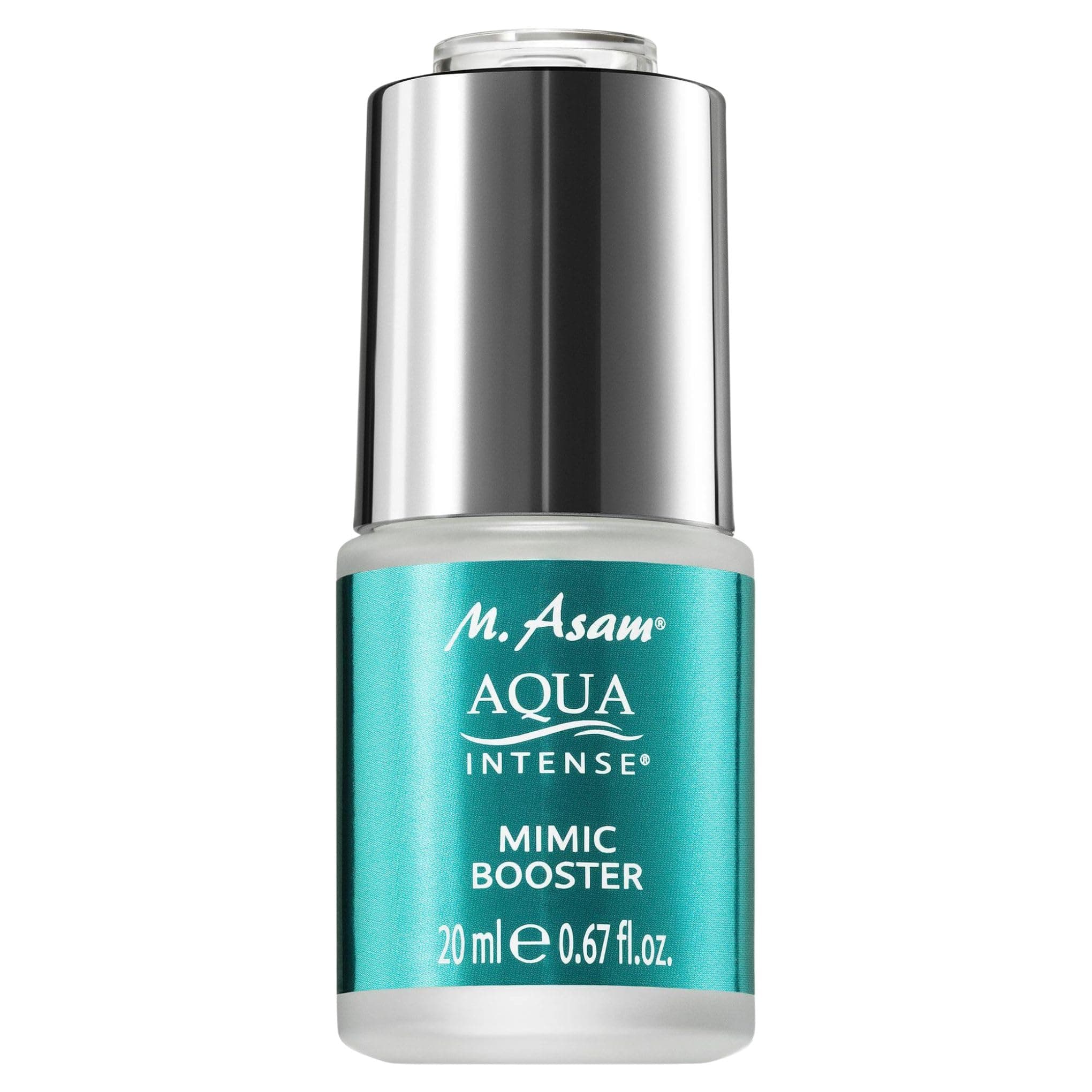 – AQUA INTENSE Mimic Booster Serum (0.67 Fl Oz) – Facial moisturizer with hyaluronic acid & high-tech peptide for targeted smoothing of expression lines, fragnance-free and vegan