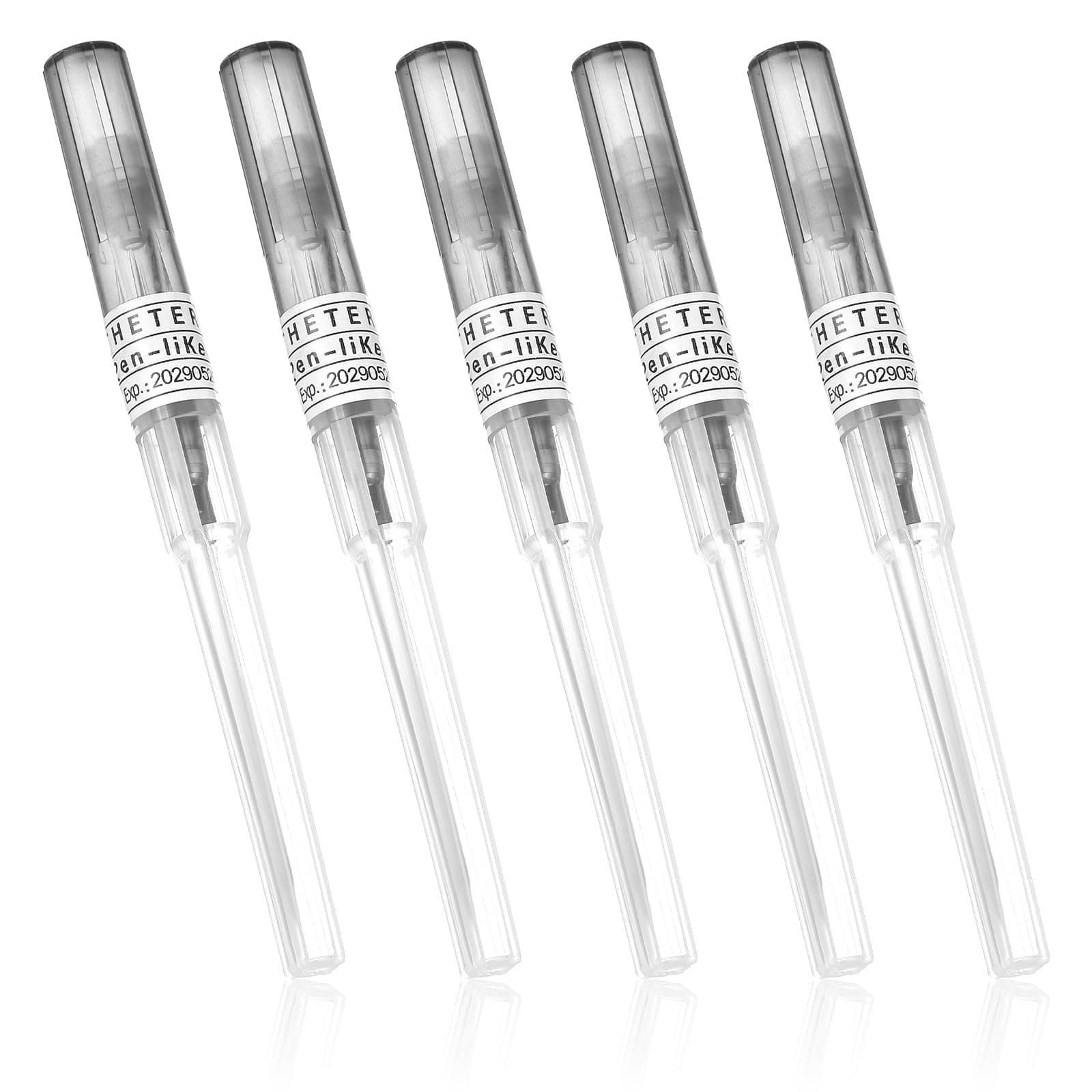 Piercing needle, 5pcs Ear Piercing Kit Needle 16g Labret Insertion Tool Stainless Steel Tattoo Tools for Tongue Cartilage Belly Eyebrow
