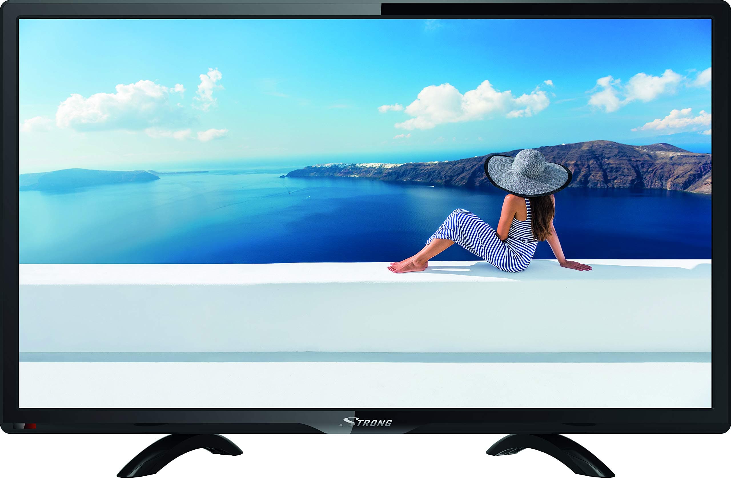 STRONG SRT 24HA3003 60 cm (24 Inches) HD LED TV (HDTV, Triple Tuner, HDMI, USB, Hotel Mode) Black [Energy Class A]