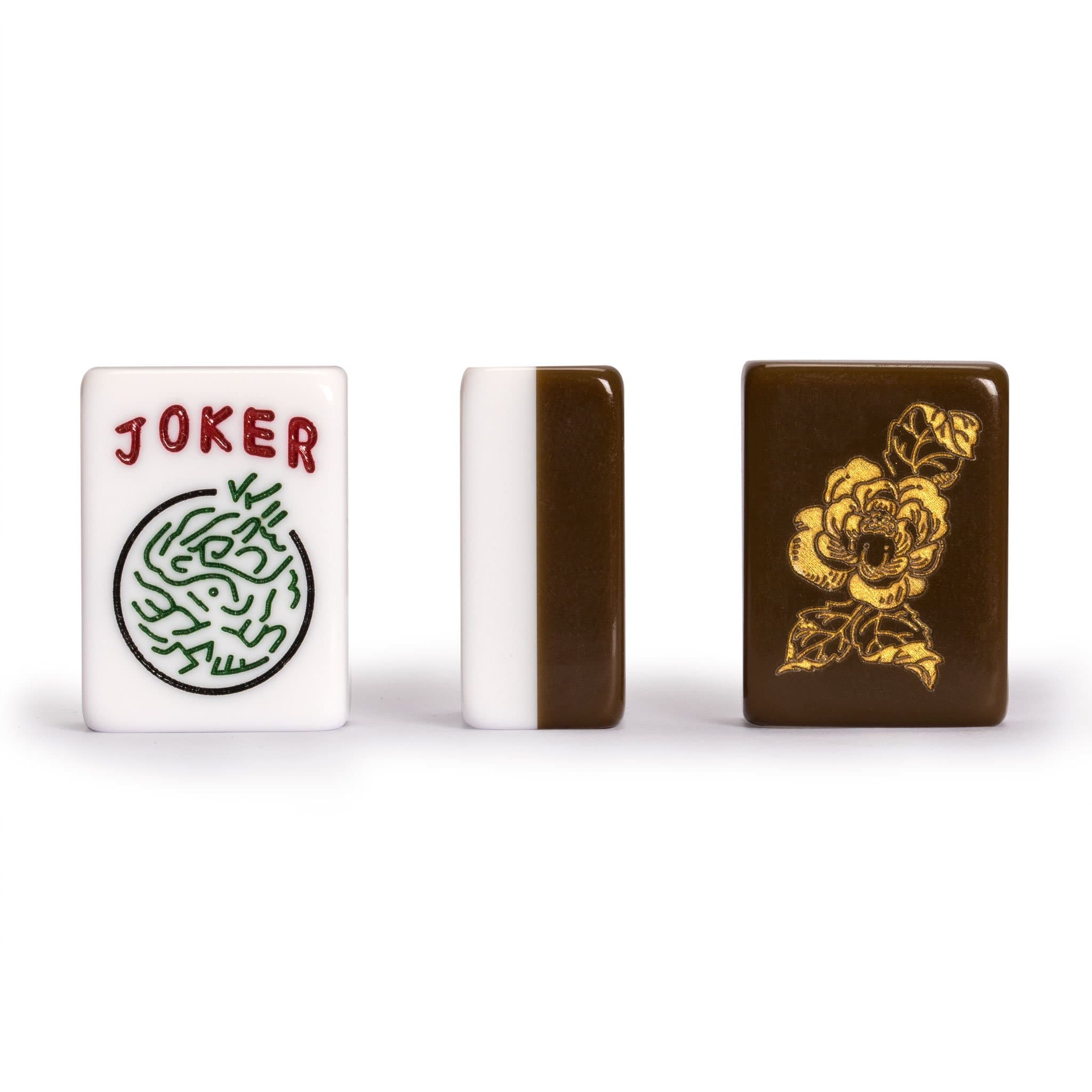 Yellow Mountain Imports Set of 166 American Mahjong Tiles - Peony