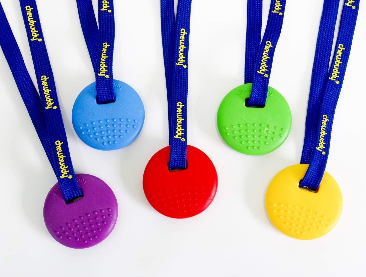 Sensory Direct Chewbuddy Disc - Red Twin Pack, Sensory Chew or Teething Aid | for Kids. Adults, Autism, ADHD, ASD, SPD, Oral Motor or Anxiety Needs