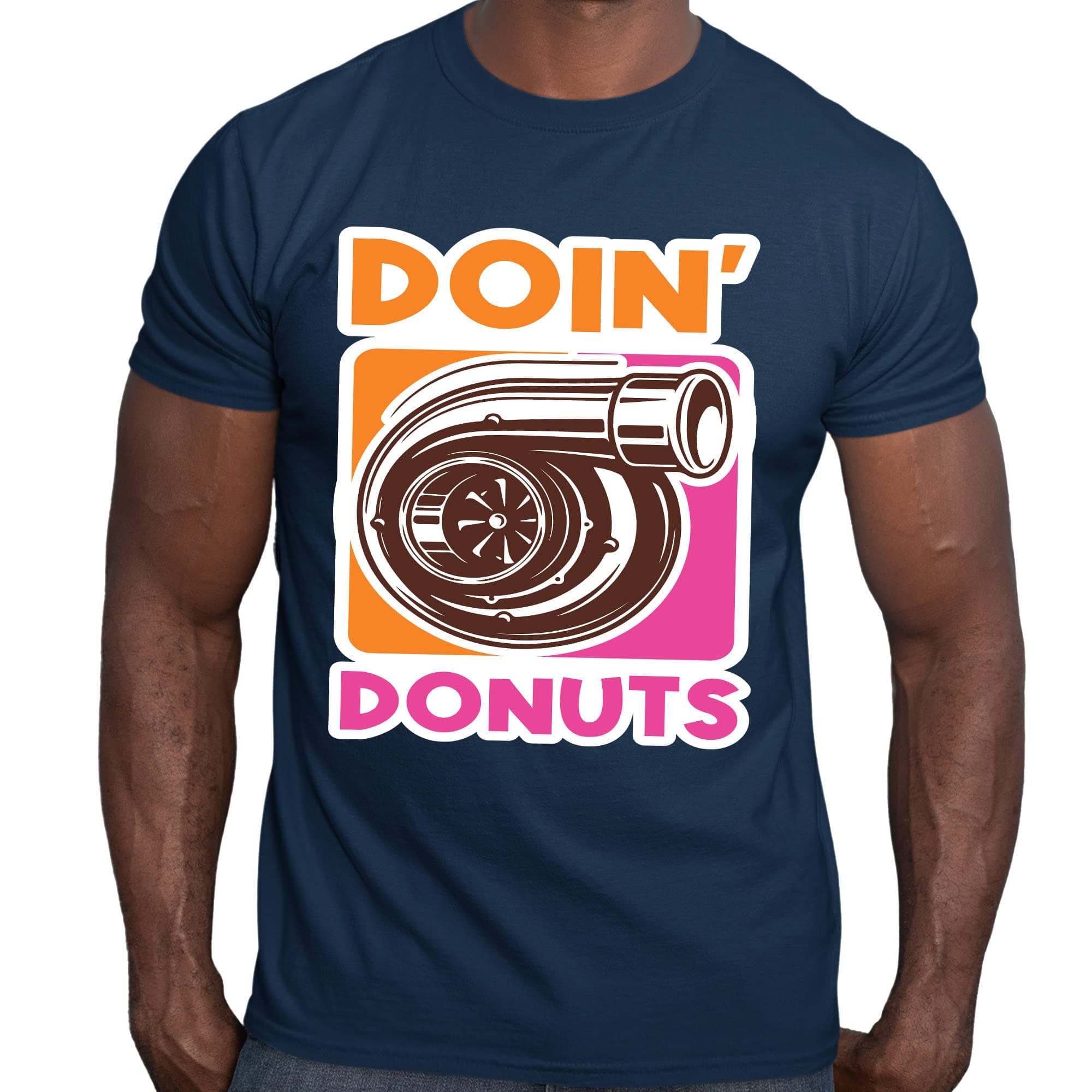 Doin' Donuts T-Shirt Doin' Donuts Funny Racing and Drift Car Enthusiast T-Shirt for Men Women