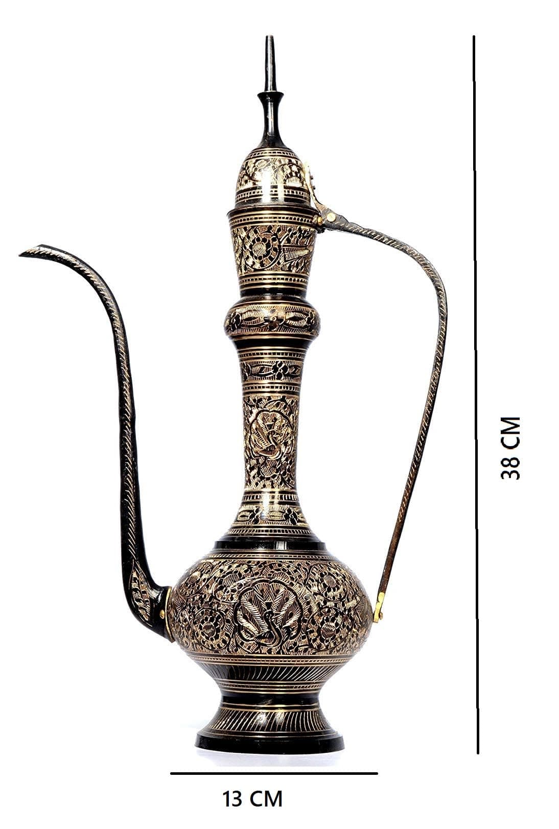 Skywalk Decorative Indian Handicraft Antique Brass Surahi Jug