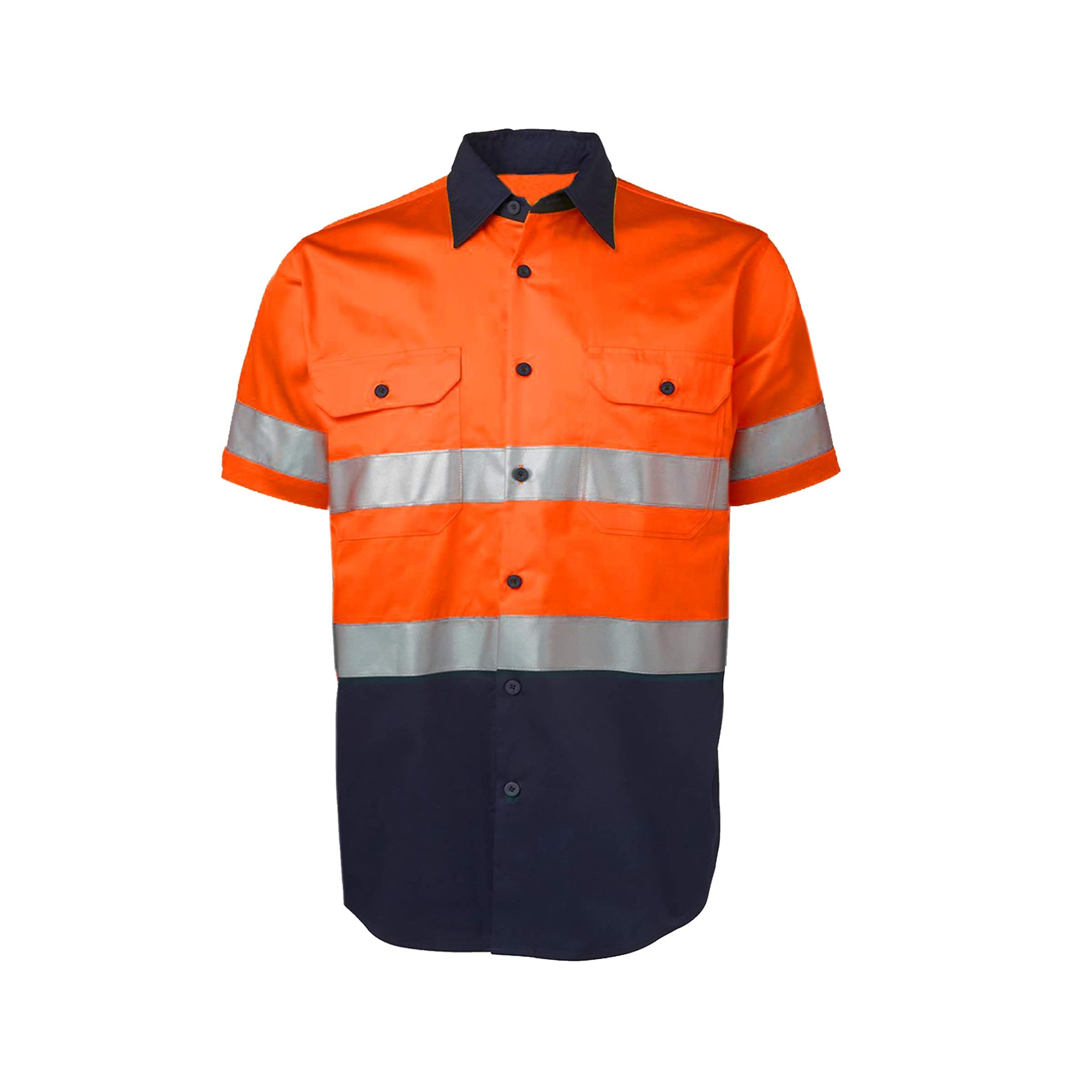 High Visibility Shirt for Men Reflective Hi Vis Work Safety Shirt Hi Viz Class 3