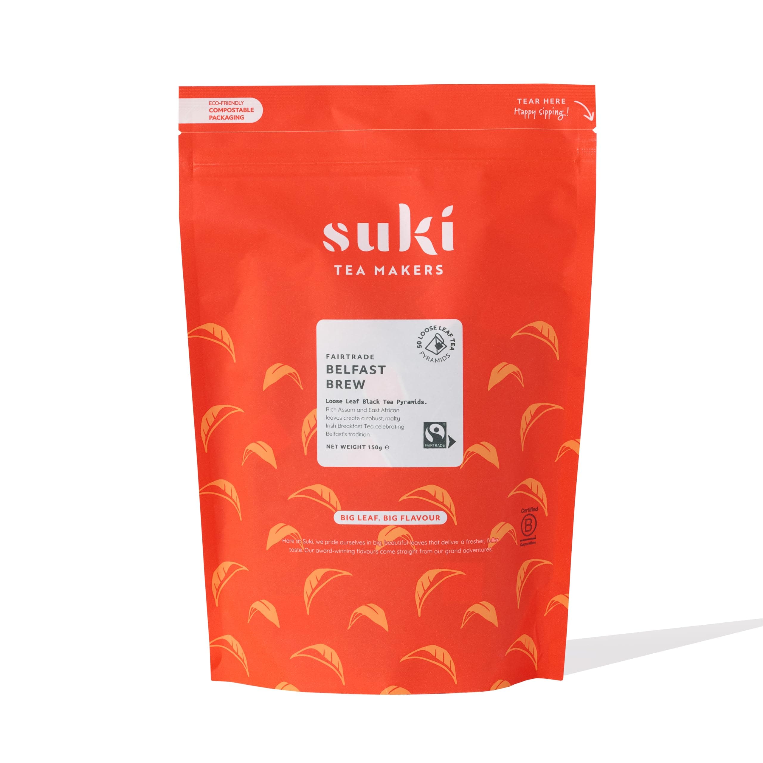 Suki Tea Belfast Brew - Pack of 50 Pyramid Tea Bags