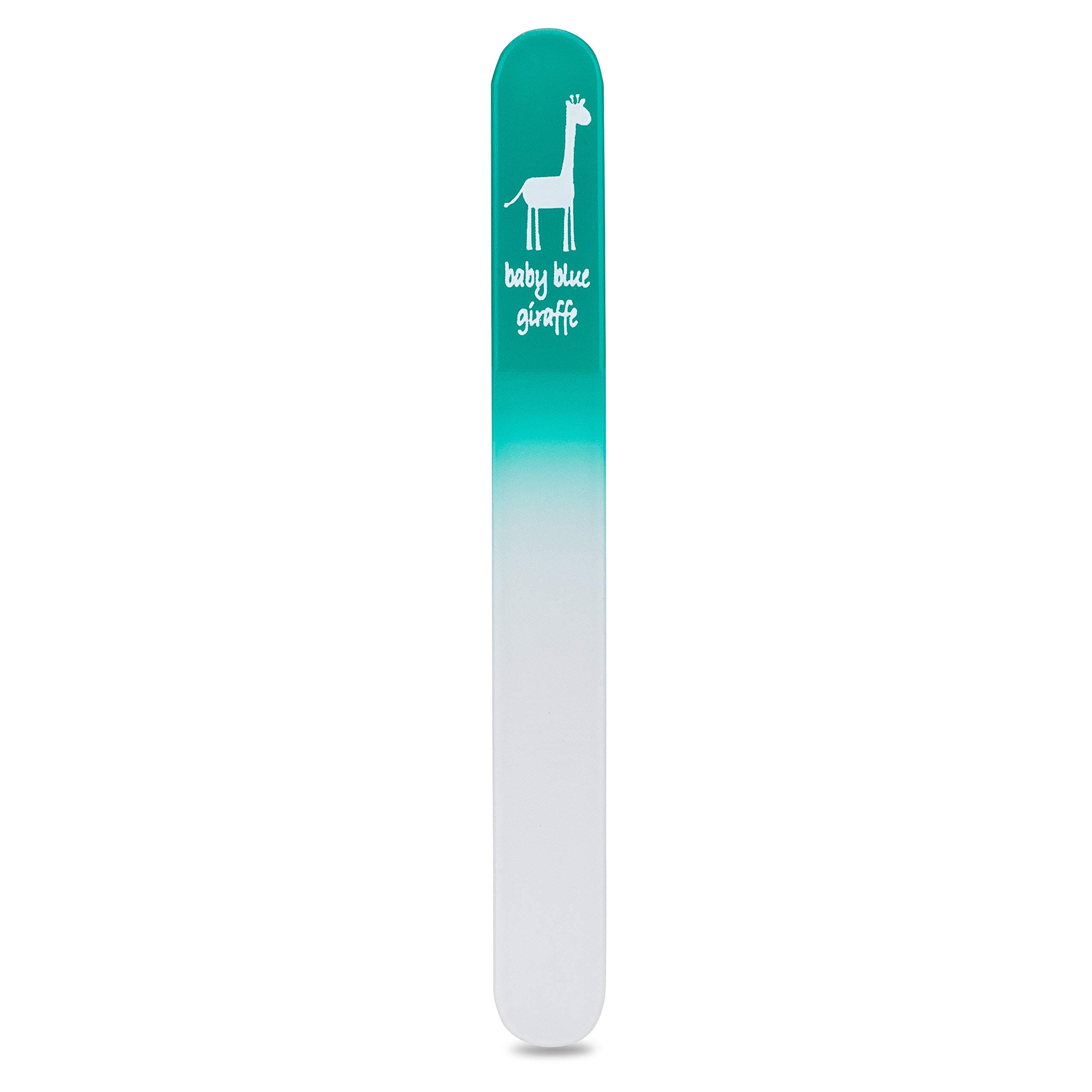 Baby Nail File by baby blue giraffe The Original Glass Baby Nail File- 100% Made in Europe (Green)