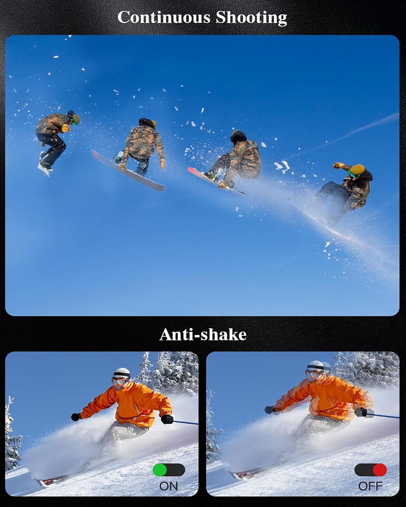 Digital Camera- 56MP FHD 1080P Camera for Kids, Point and Shoot with 16X Zoom Anti Shake, Kid Camera with 32GB TF Card, Two Batteries, Lanyard, Compact Portable Camera for Kids Teens Beginners（Black