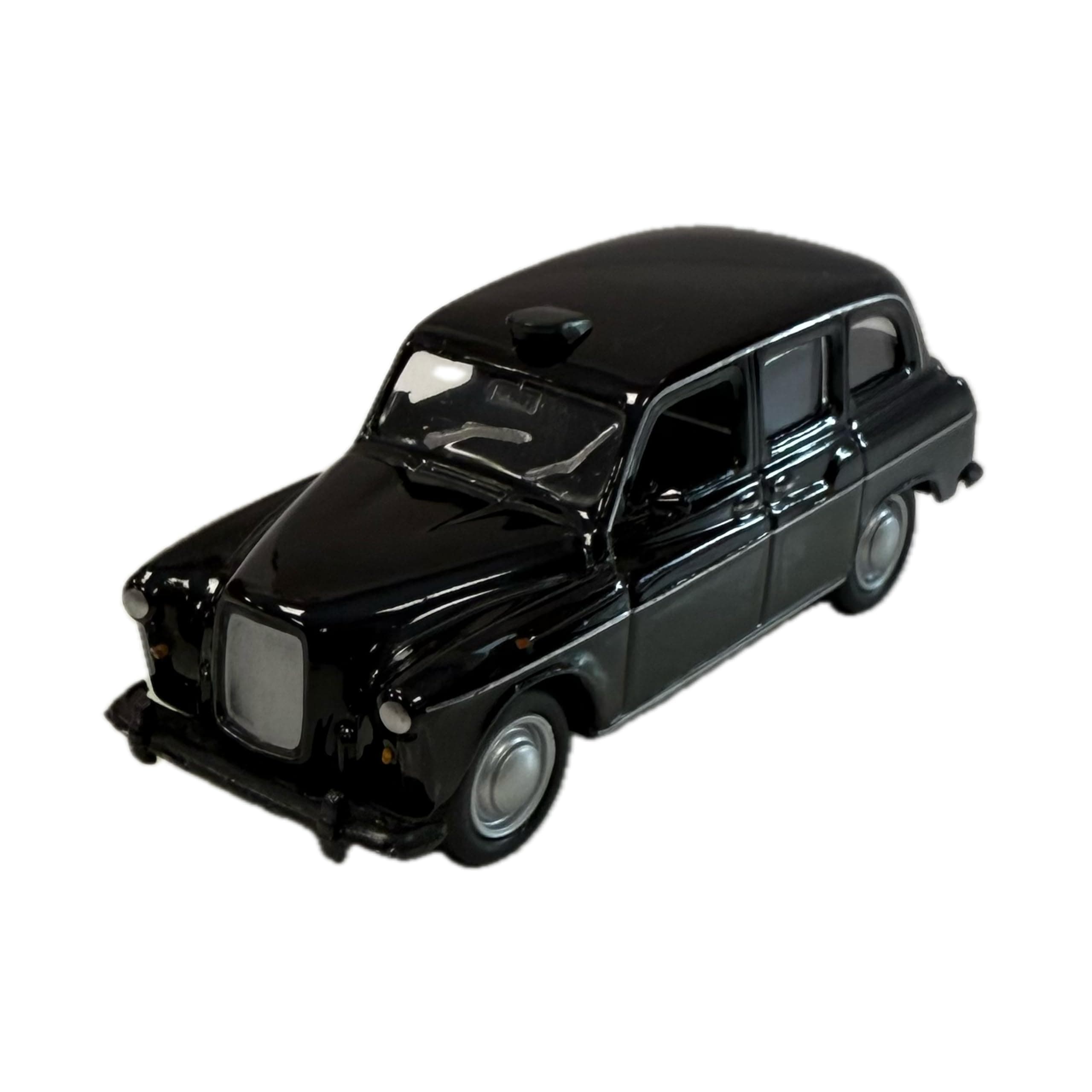 Welly London Black Taxi Mini Model Made of Die Cast Metal and Plastic Parts with Pull Back Go Action