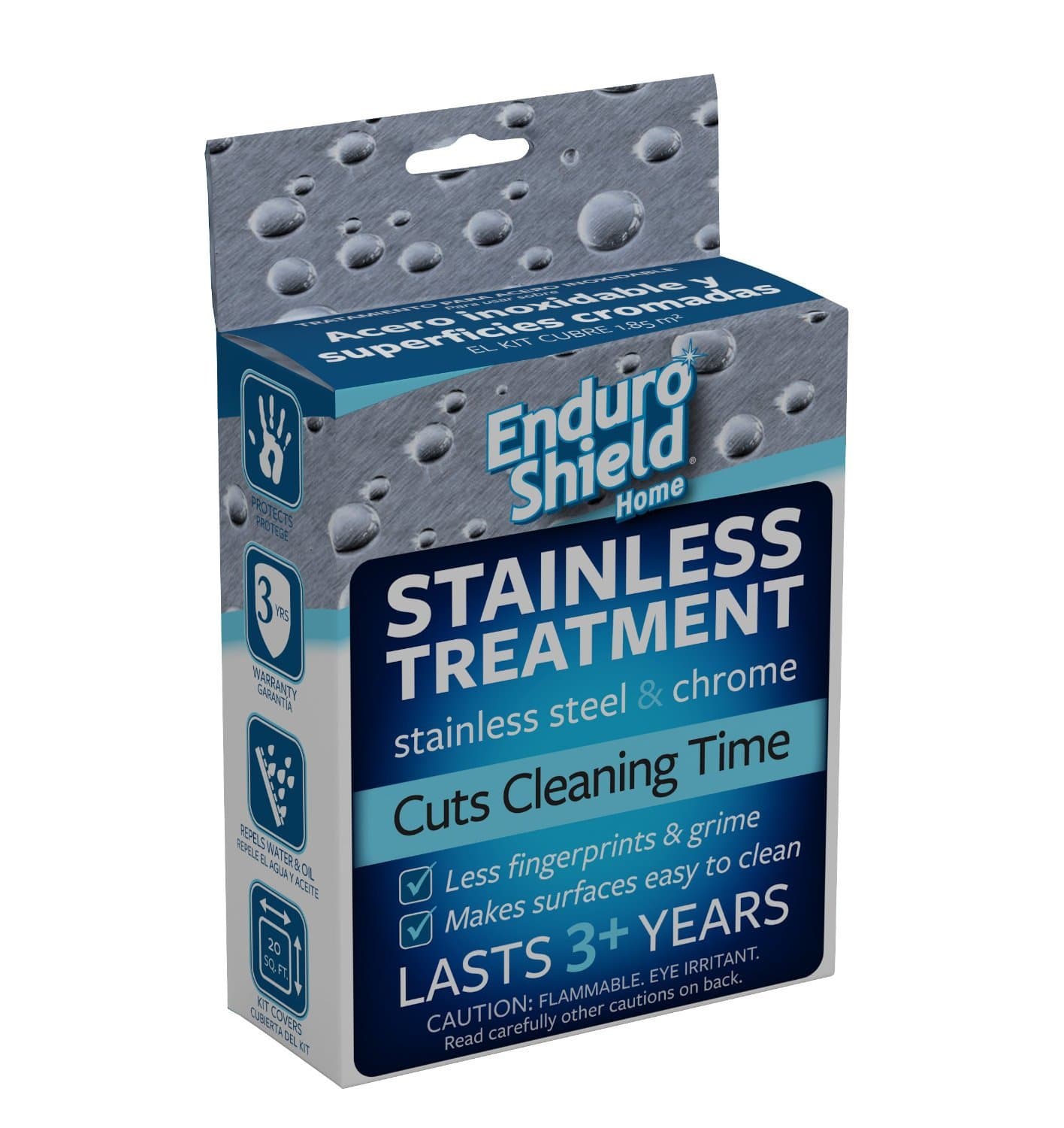 Enduroshield for Stainless Steel 60 DIY Kit. A Highly Durable Protective Coating for All Stainless Steel Surfaces.