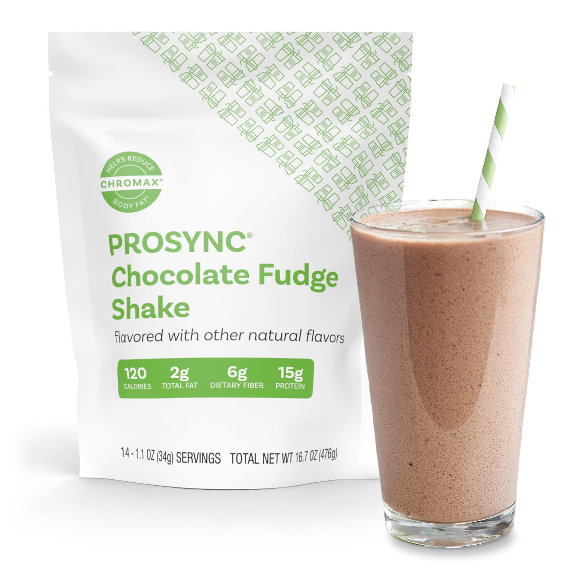 ProSync Chocolate Meal Replacement Protein Shake Mix - 14 Servings
