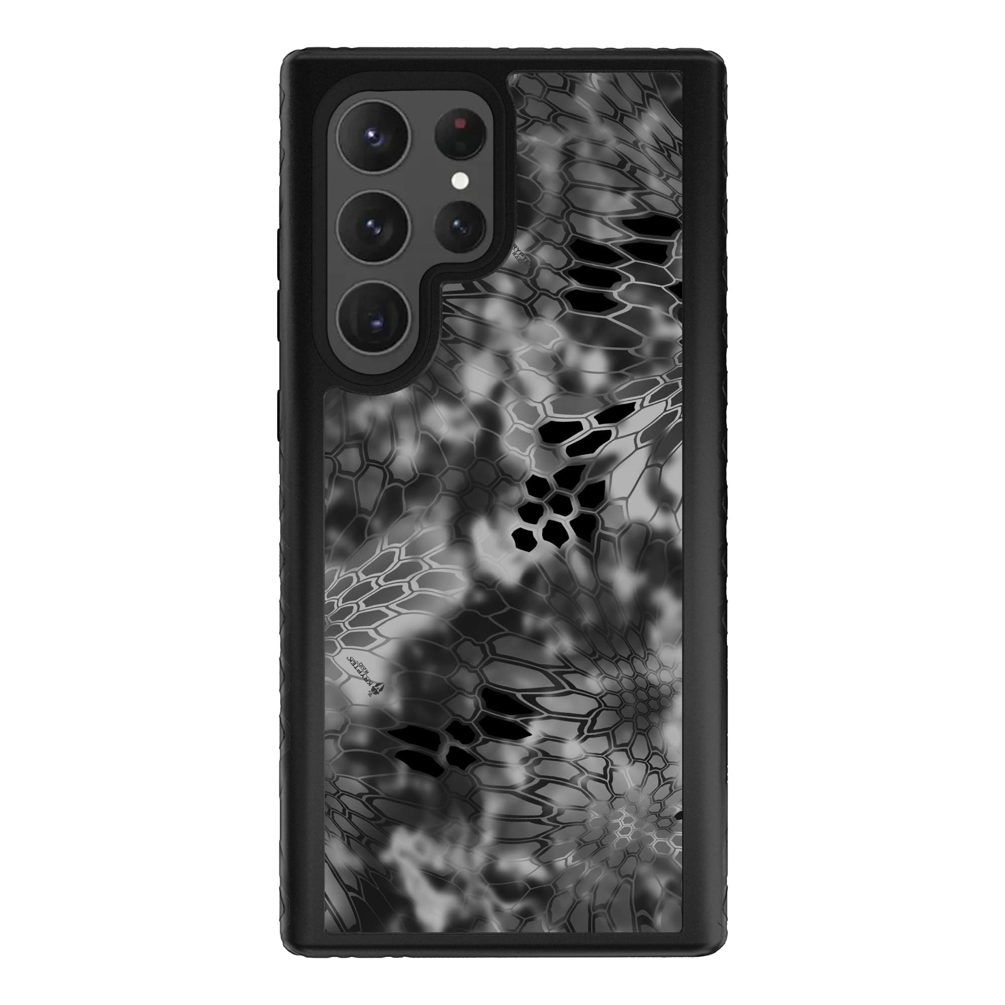 cellhelmet Kryptek Raid Dual Layered Case Designed for Samsung Galaxy S23 Ultra | Onyx Black | 16 Foot Drop Test Certified | Durable Shock & Drop Proof | As Seen on Shark Tank