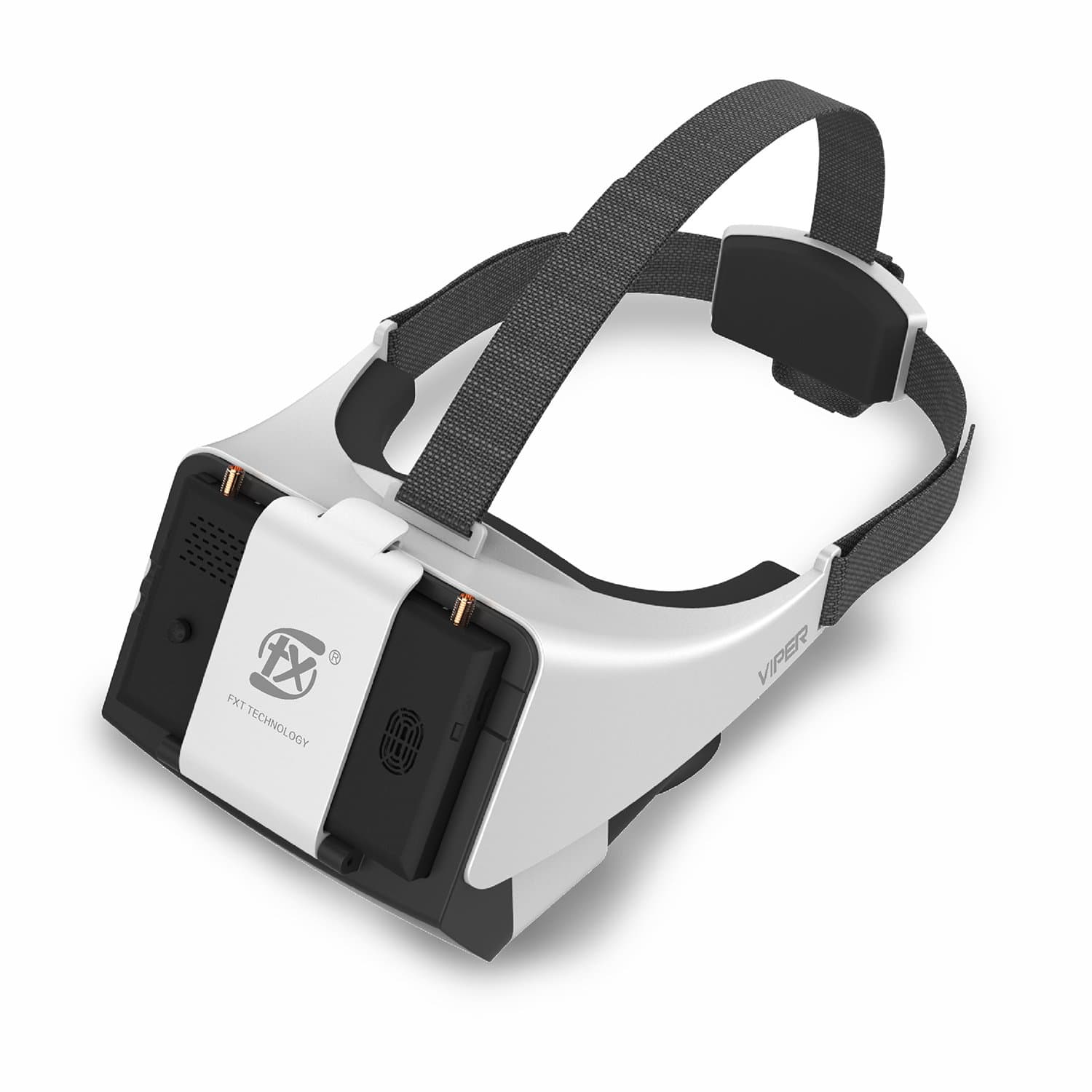 New V2.0 Version FXT Viper FPV Goggles 5.8GHz Video Glasses Support Wearing Glasses, Detachable 5inch Monitor for Drone Quadcopter