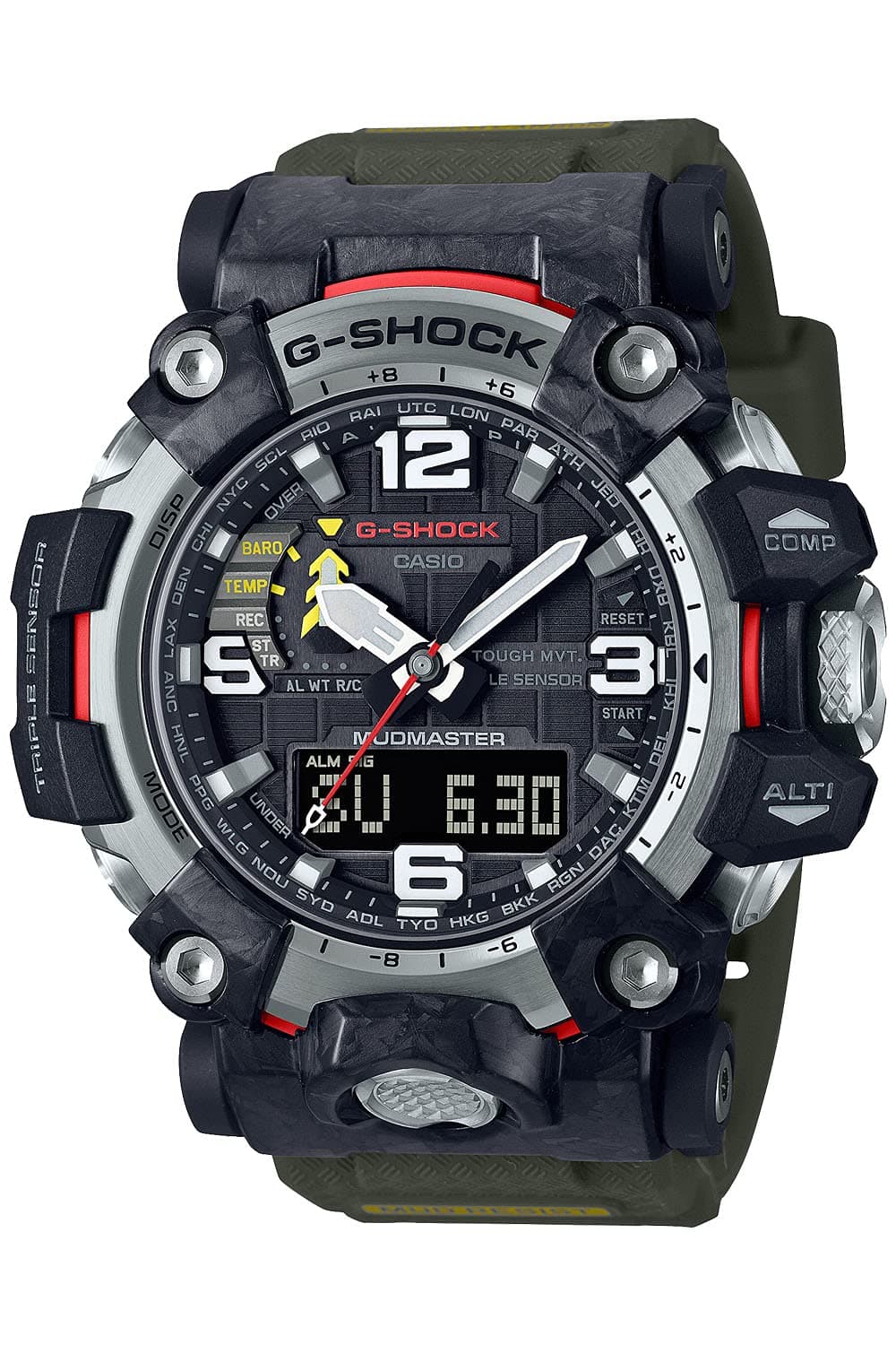 CASIO GWG-2000-1A3JF [G-Shock Carbon MUDMASTER Radio Solar Triple Sensor]Shipped from Japan