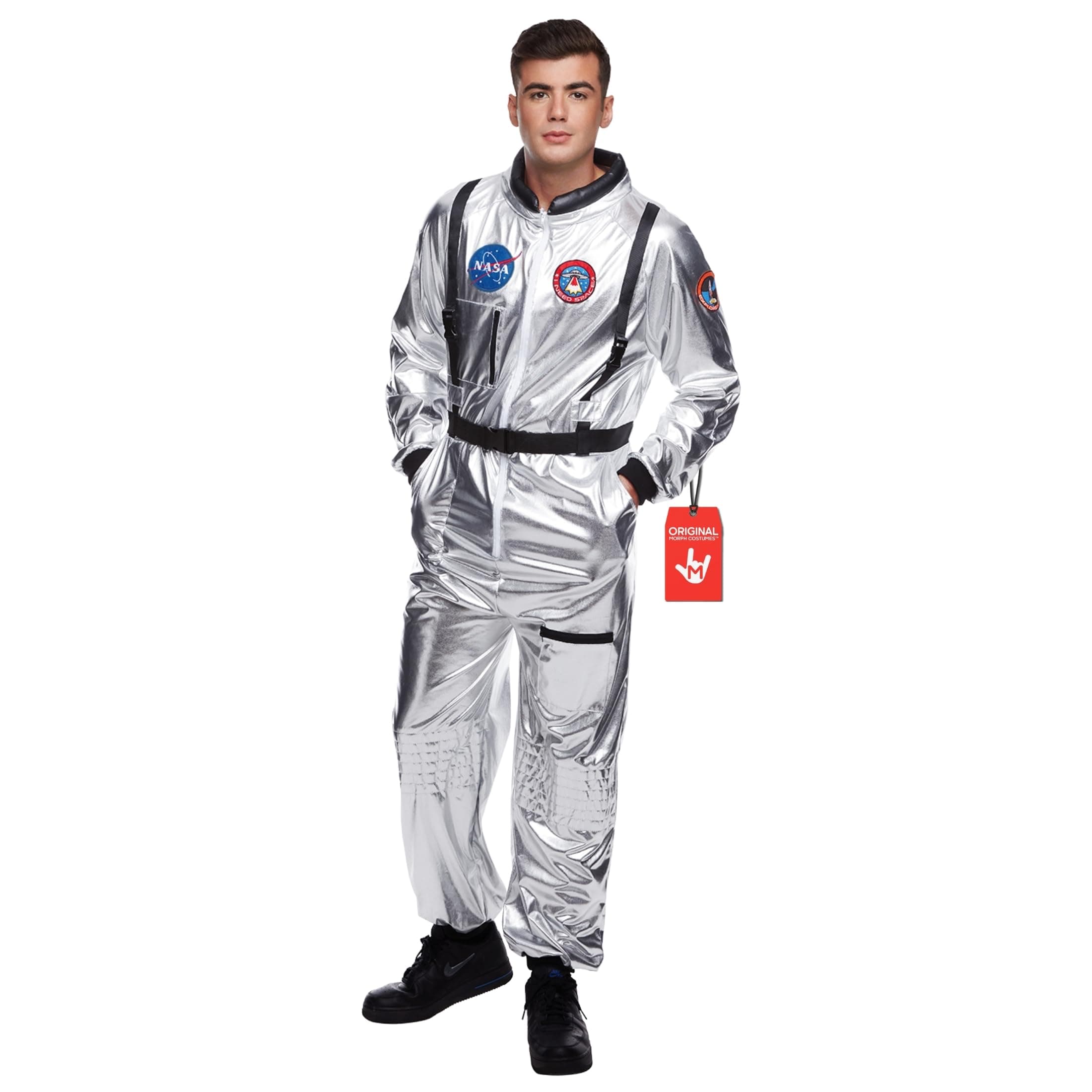 Silver Astronaut Costume Adult Space Suit Astronaut Suit For Men Adult Astronaut Costume Men NASA Costume Space Costume