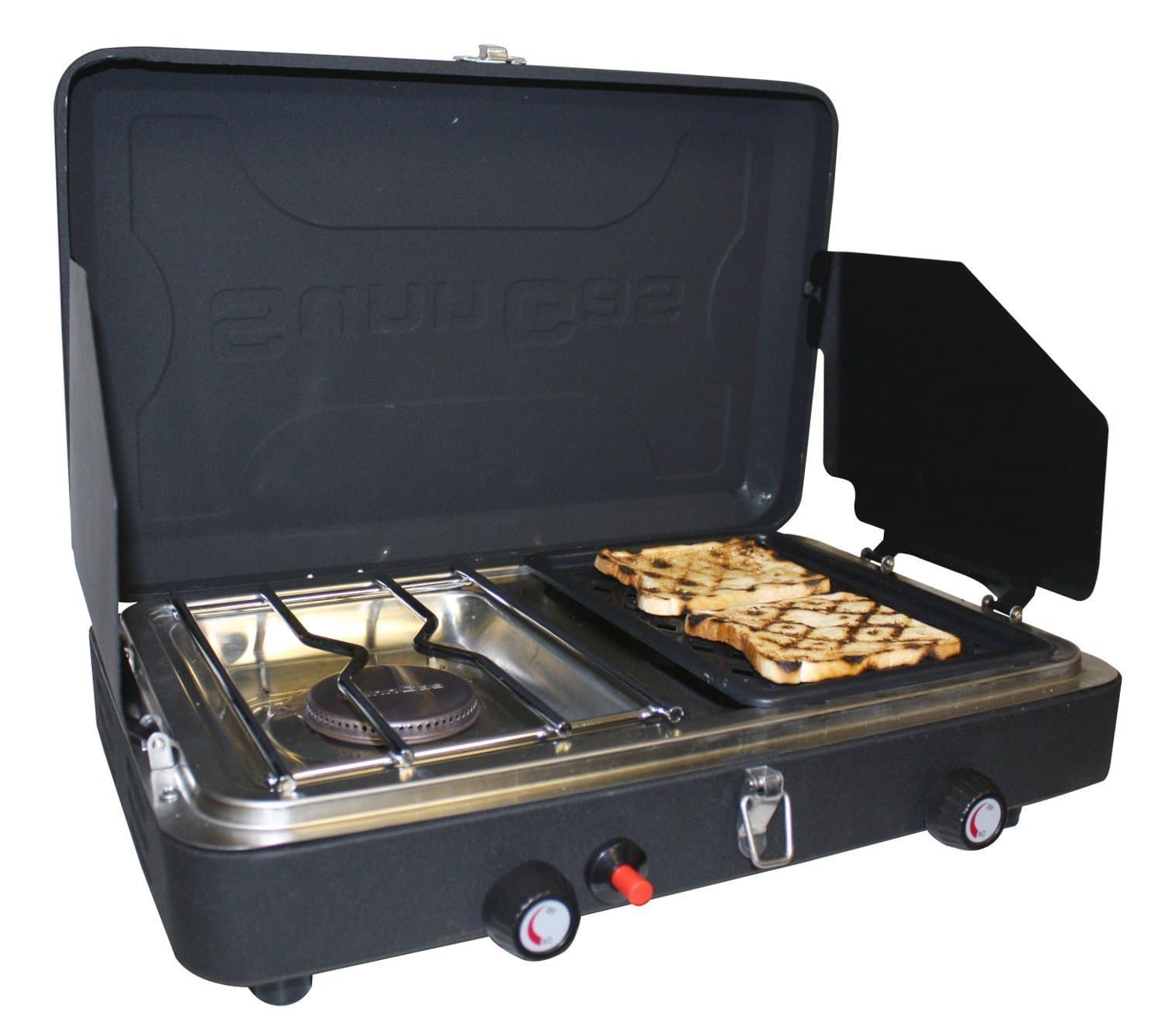 Sunngas Platinum Single Burner & Griddle Stove - Black