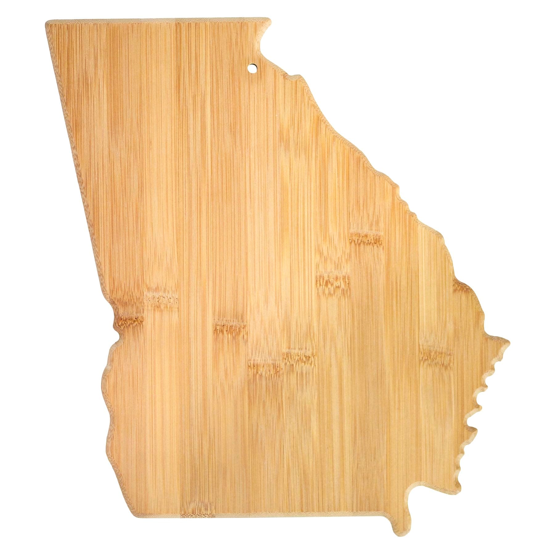 Totally Bamboo Georgia State Shaped Bamboo Serving and Cutting Board