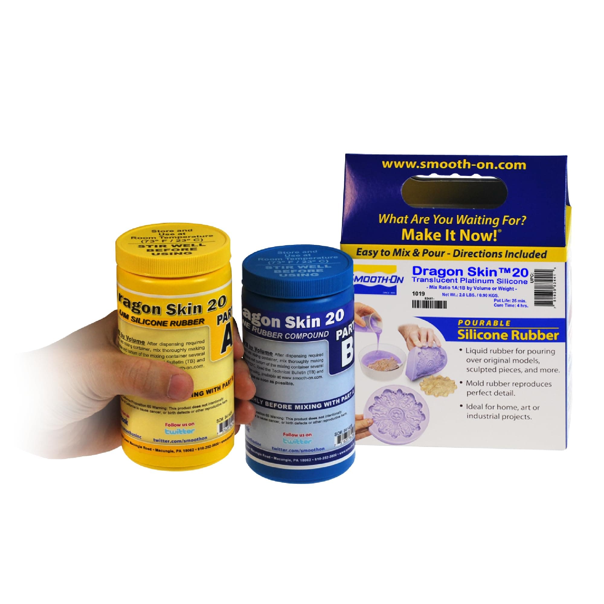 Dragon Skin 20 Mold Making Silicone Rubber - Trial Unit