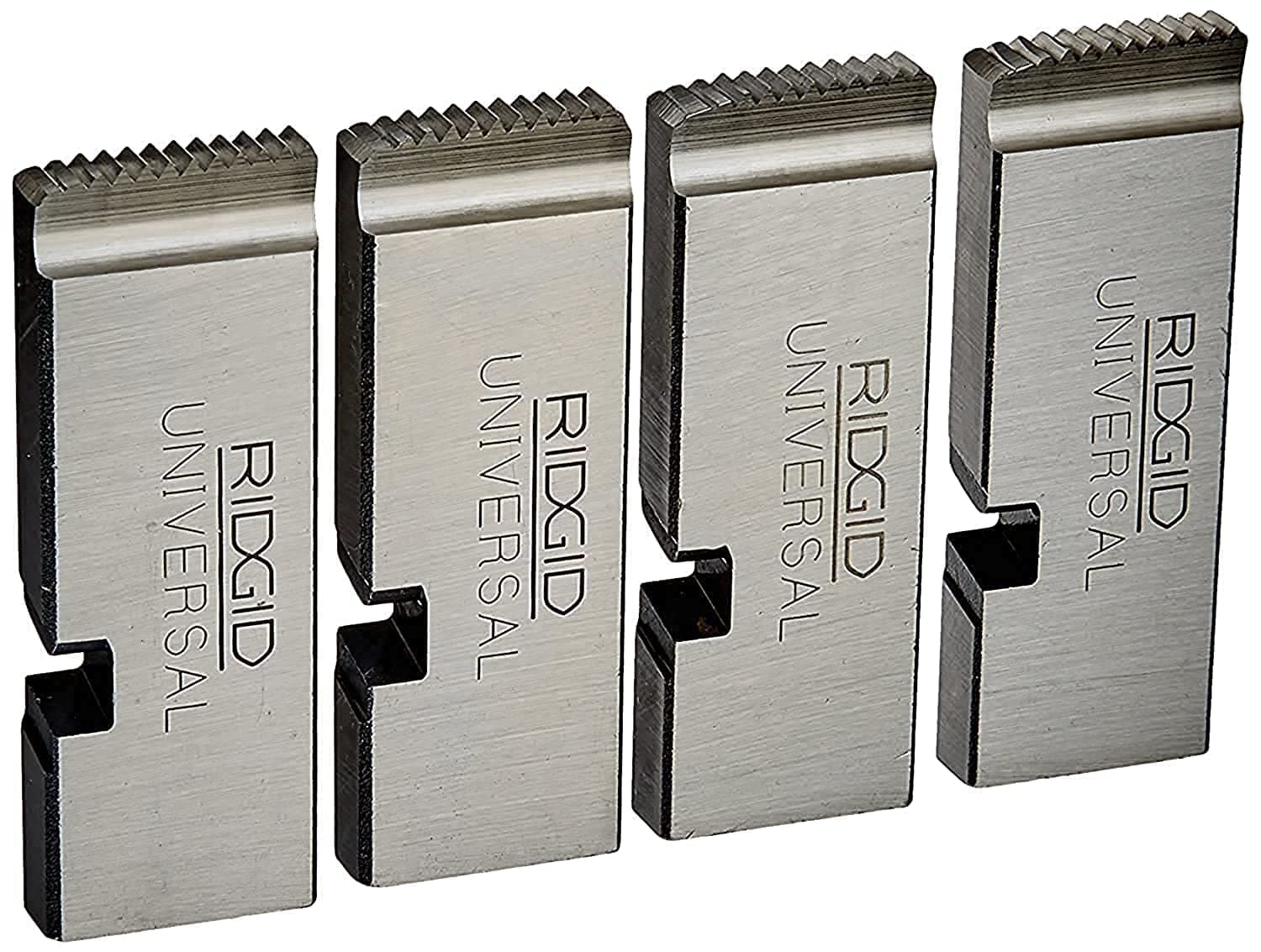 RIDGID 47750 Threading Machine Alloy NPT Pipe Dies for 1-Inch to 2-Inch Universal Die Heads, Right-Handed, Silver