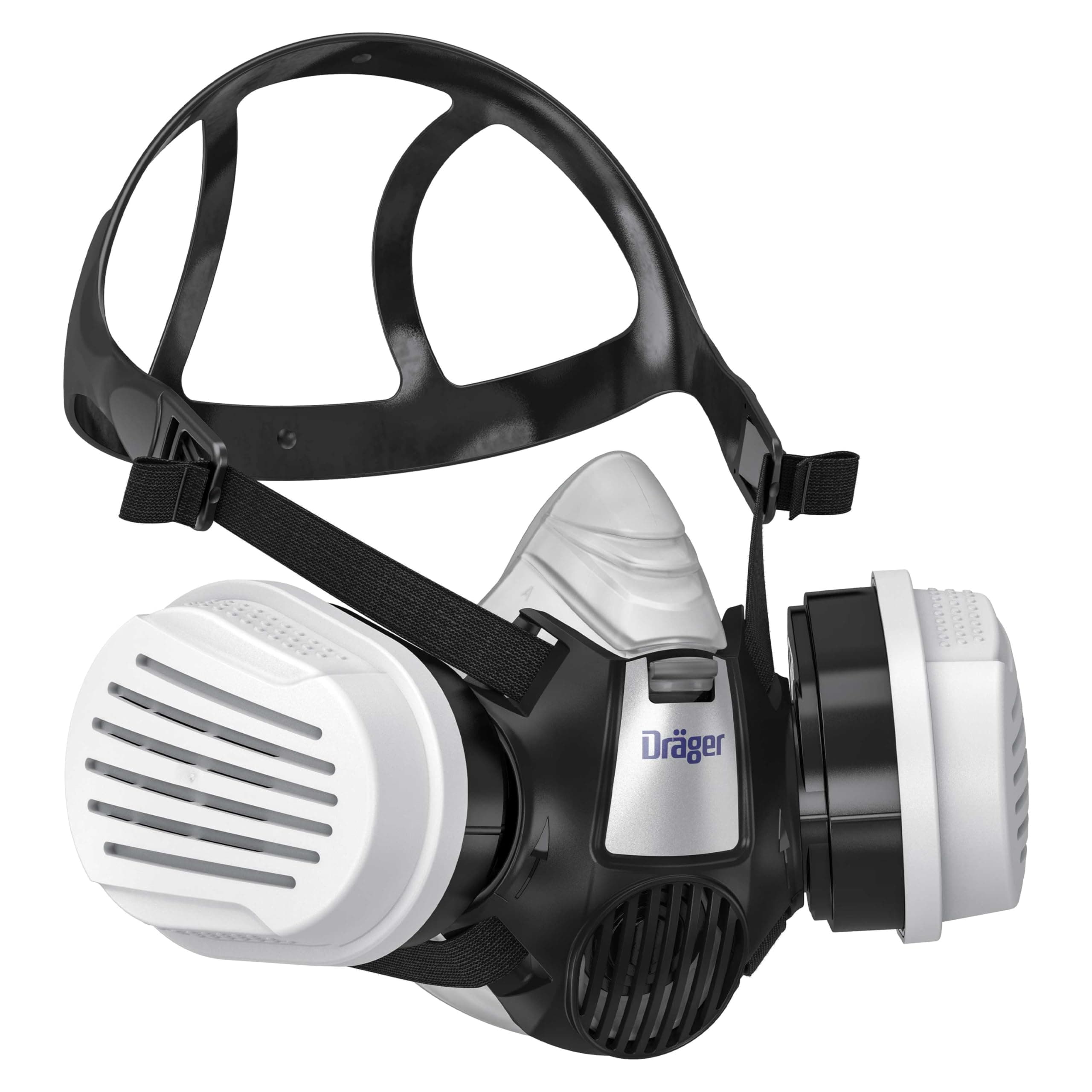 X-plore 3300 with 2x ABEK1 Hg P3 Filters – Professional Respirator for Chemical Fumes, Organic Vapours, Spray Painting, Resin & Toxic Gases – EN143 Certified