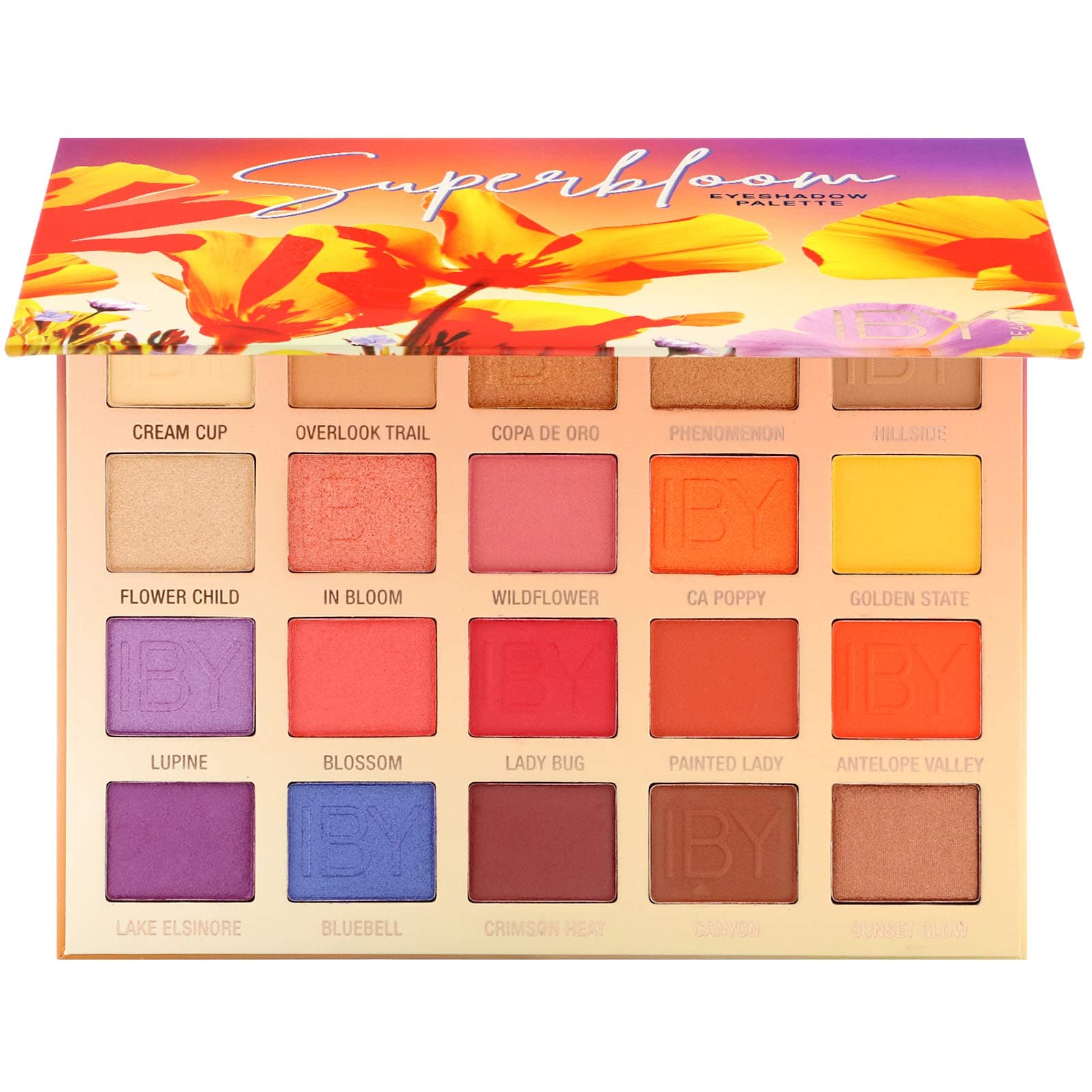 IBY Beauty, Eyeshadow Palette Super Bloom, 1 Count