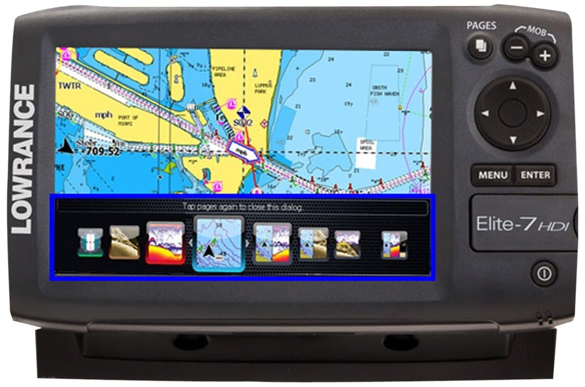 Lowrance Elite-7 HDI Gold Combo 83/200/455/800 T/M Ducer - Chart US/Canada Coastal Great Lakes & Major Canadian Lakes(DISCONTINUED)