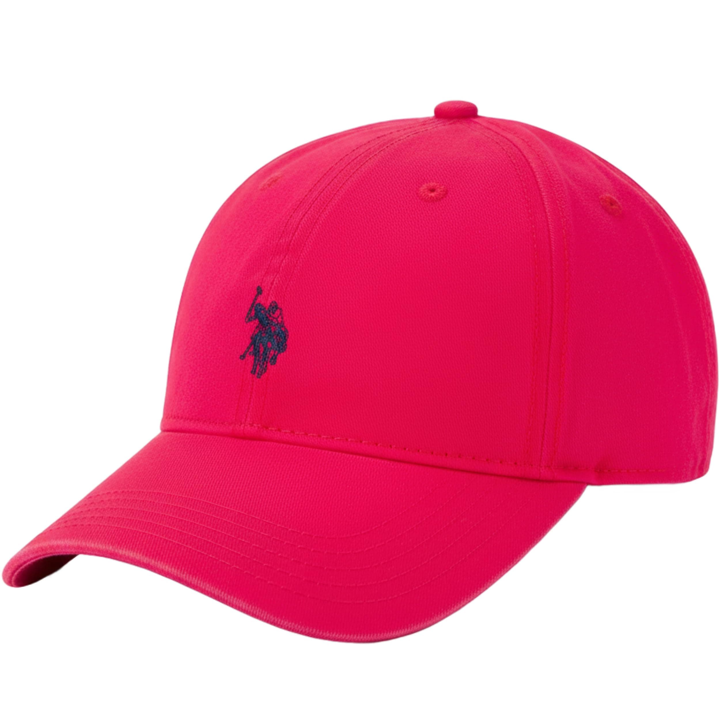 mens U.s Polo Assn. Cotton Adjustable Curved Brim Baseball Cap With Embroidered Small Pony Logo Baseball Cap (pack of 6)