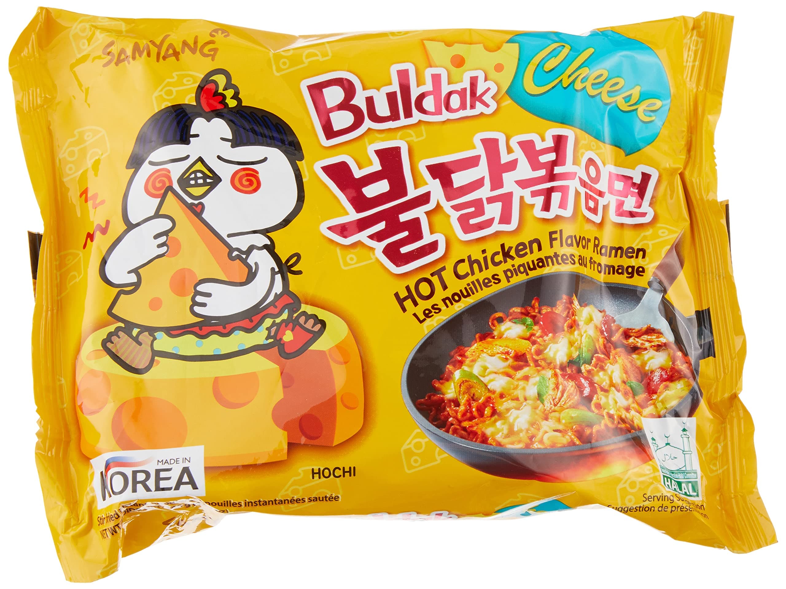 Cheese Hot Chicken Flavor Ramen Fried Noodles 140g